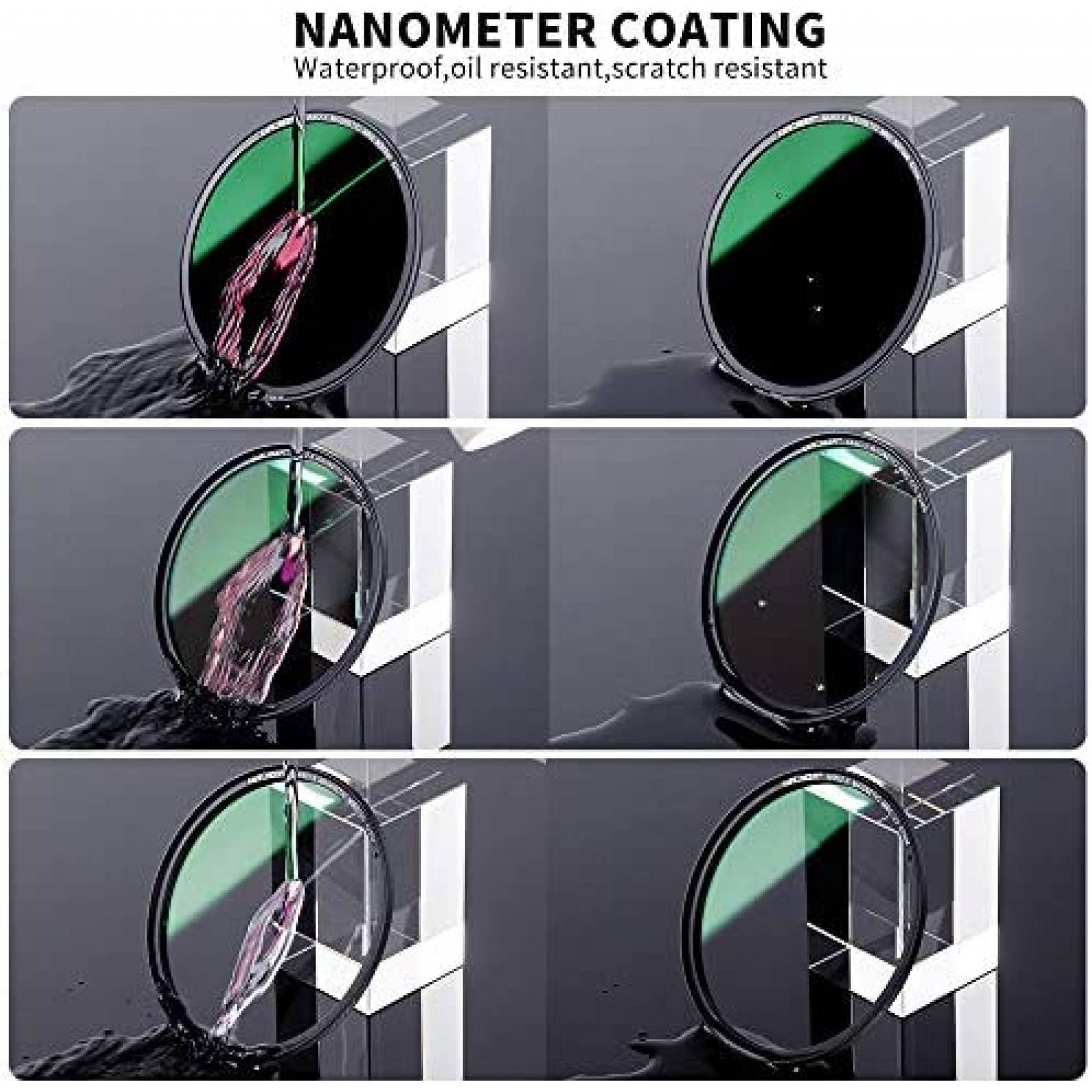 Filtro Camara K&F Concept KF-FT1625 Magnetico Neutral -Negro