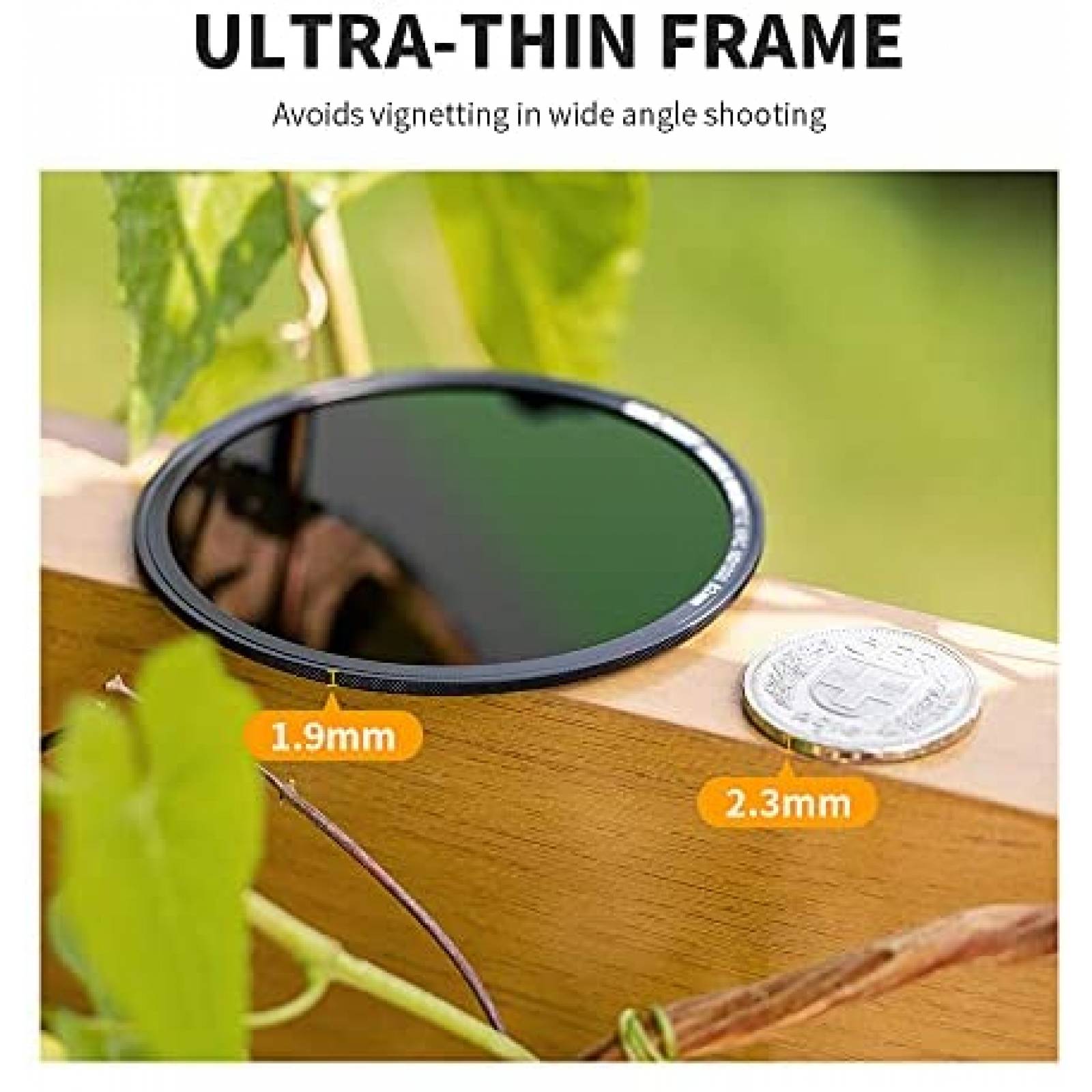 Filtro Camara K&F Concept KF-FT1625 Magnetico Neutral -Negro