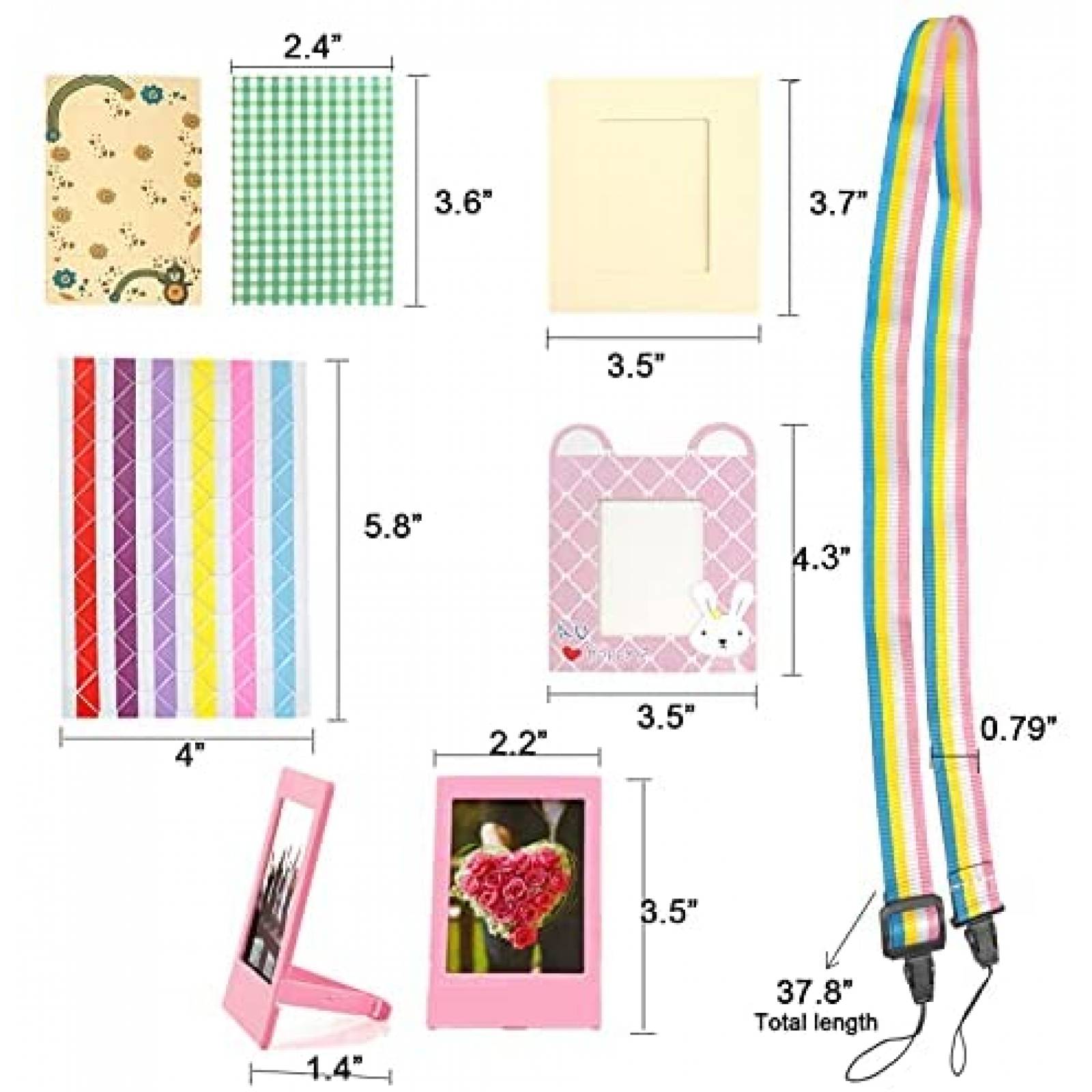 Kit de Accesorios Marca Generica 312pzas para Camara Instax