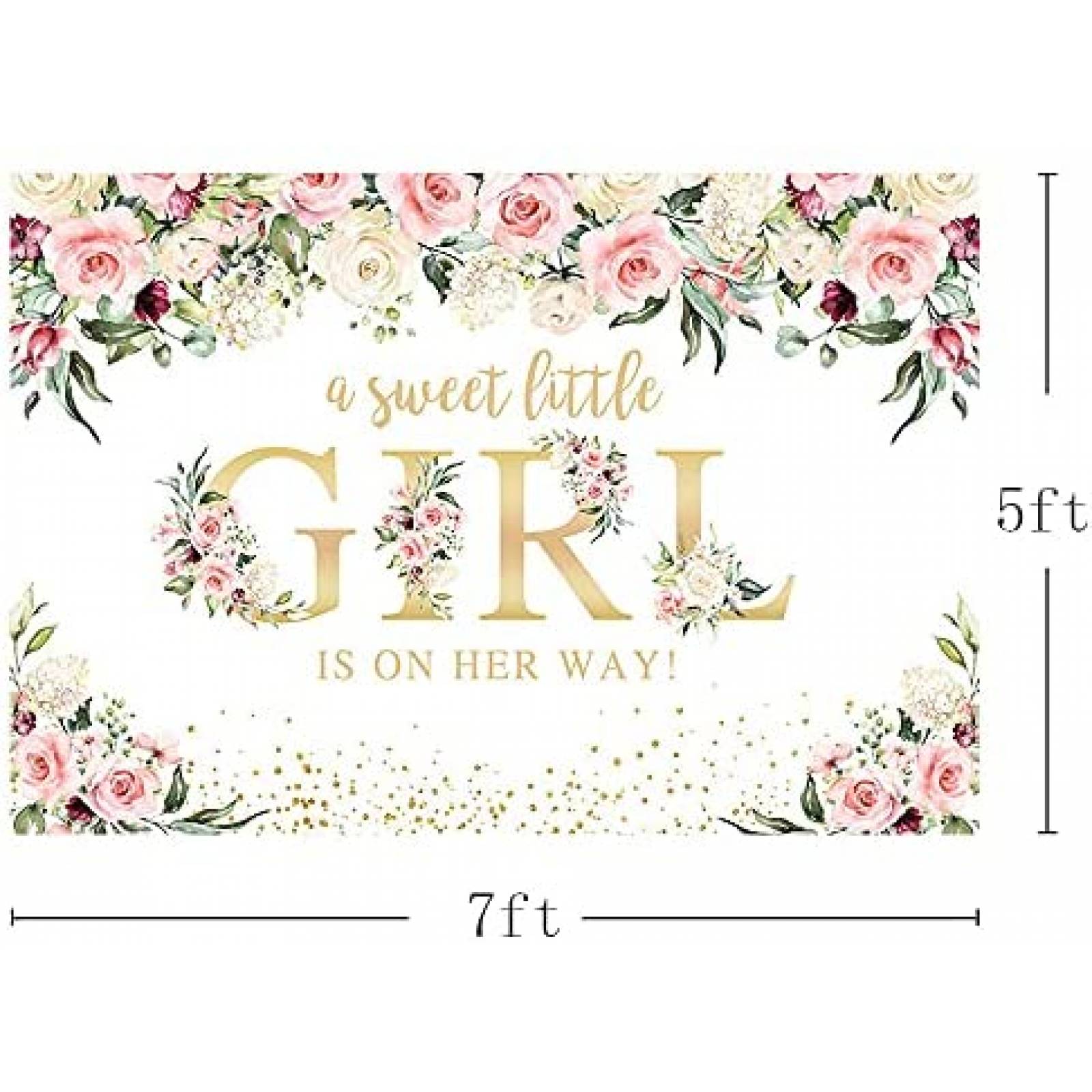 Telon MEHOFOND Girl Baby 7x5 ft Fondo Fotografico -Blanco