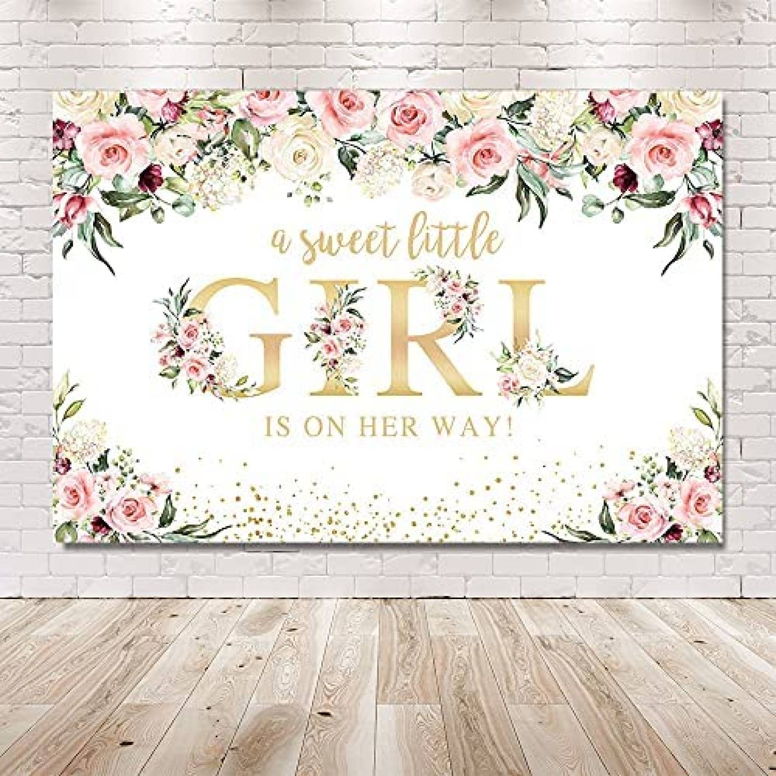 Telon MEHOFOND Girl Baby 7x5 ft Fondo Fotografico -Blanco