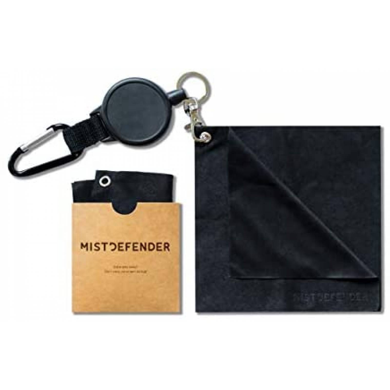 Tela MistDefender para Limpiar Lentes de Camara -Negro