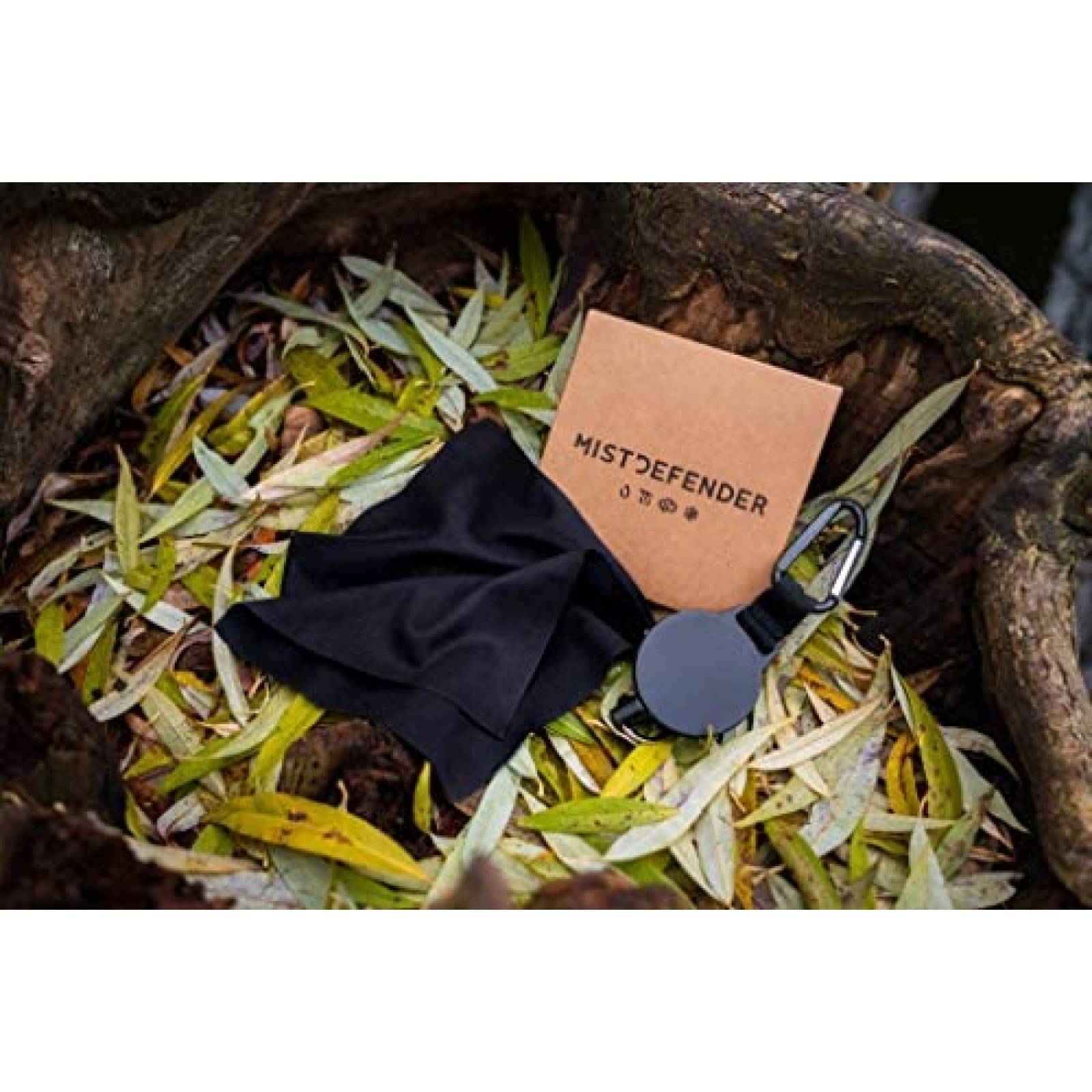 Tela MistDefender para Limpiar Lentes de Camara -Negro