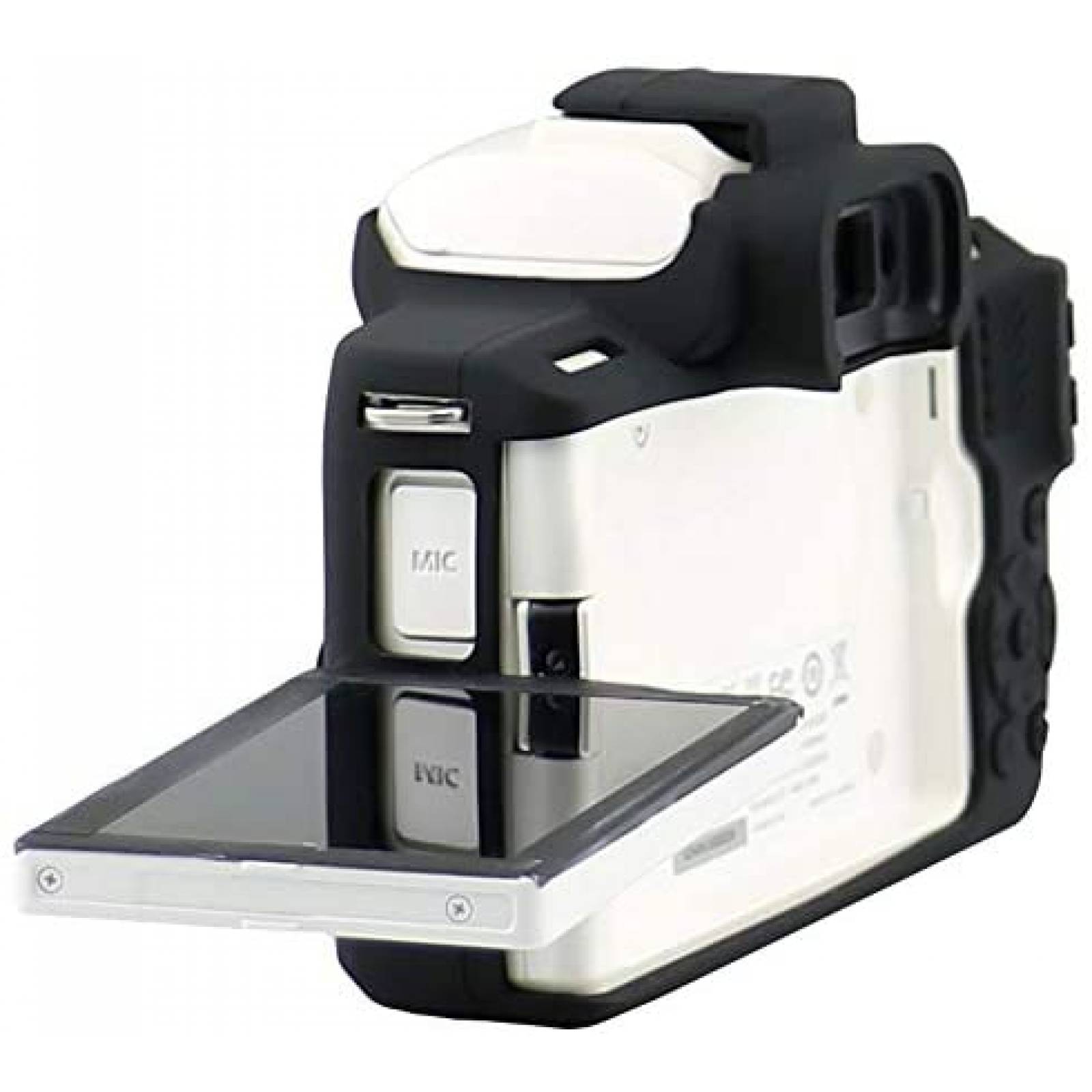 Funda de Silicon Pocoukate para Canon EOS M50 Mark II -Negro