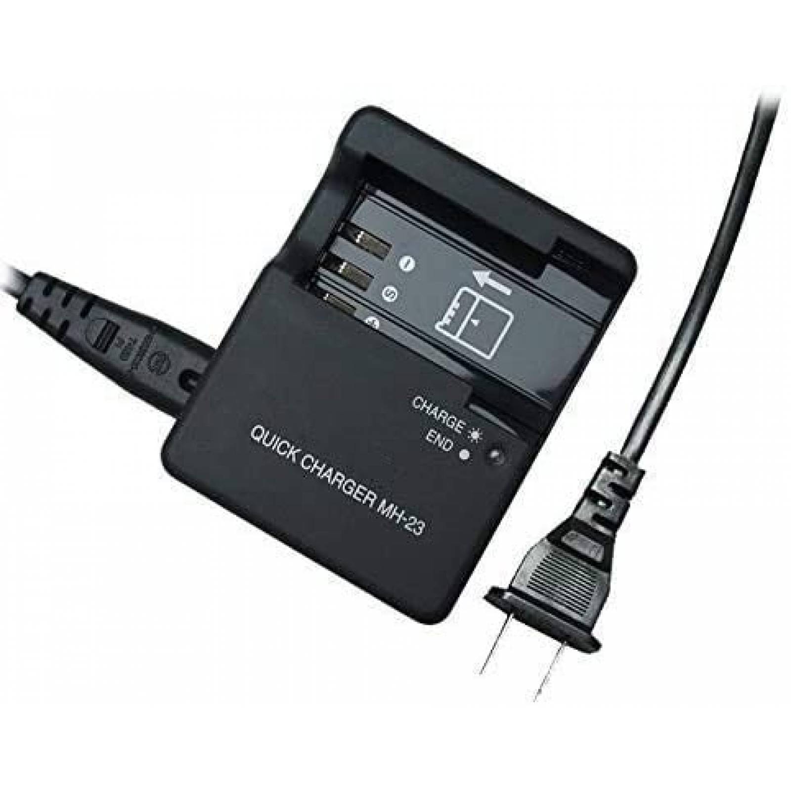Cargador para Camara PWD MH-23 Compatible con Canon -Negro