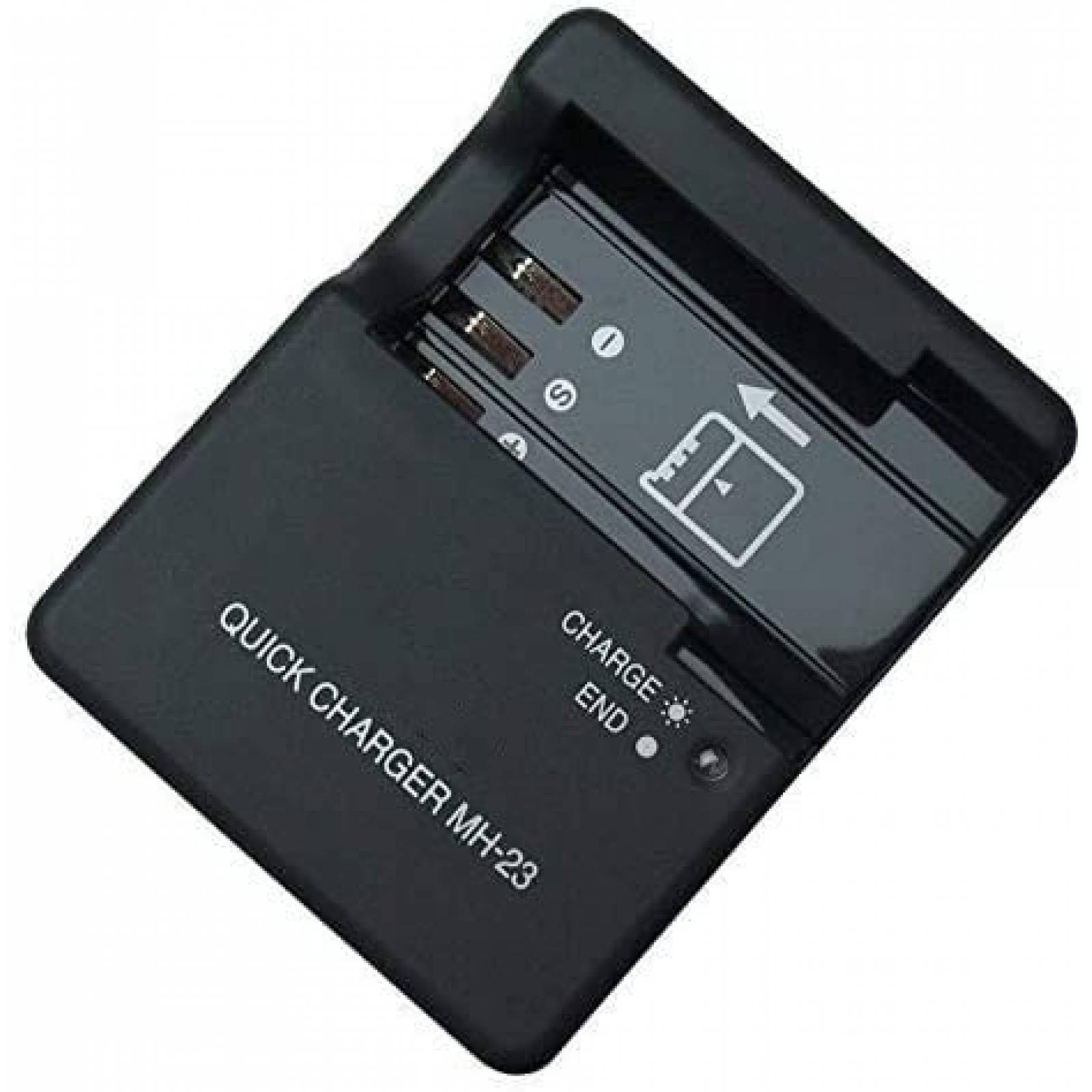Cargador para Camara PWD MH-23 Compatible con Canon -Negro