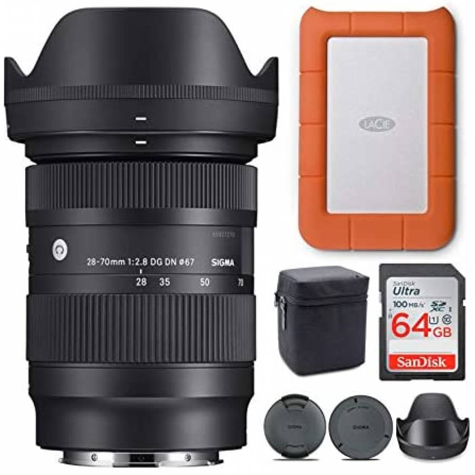 Kit de Lente para Camara Sigma 28-70mm f/2.8 DG DN -Negro