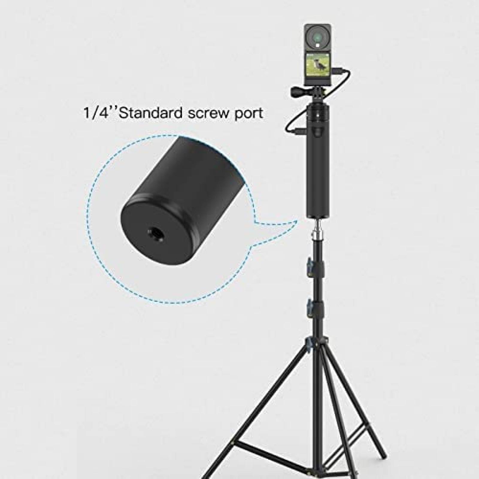 Soporte Cargador Smatree para DJI Osmo Act 2 5000mah -Negro