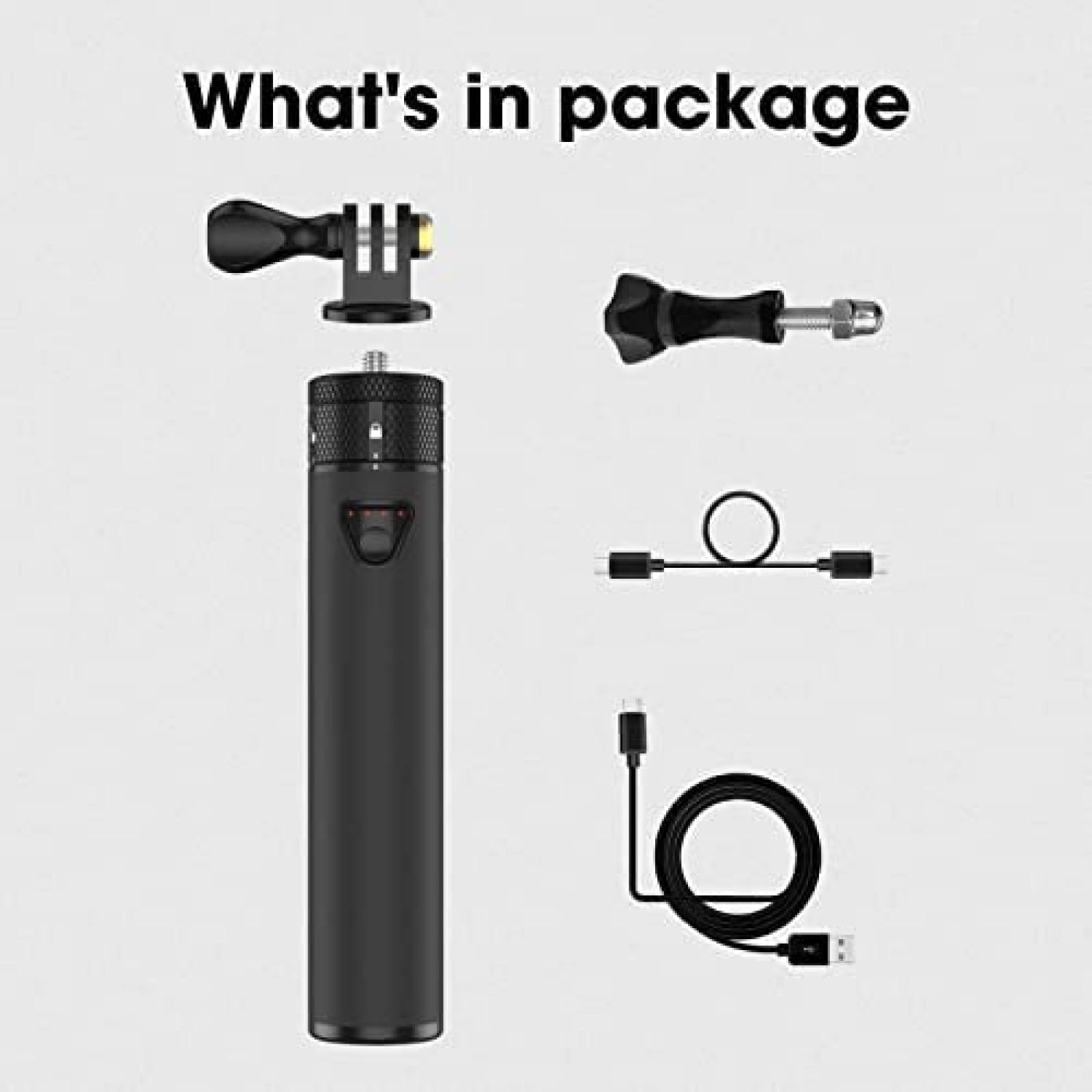 Soporte Cargador Smatree para DJI Osmo Act 2 5000mah -Negro