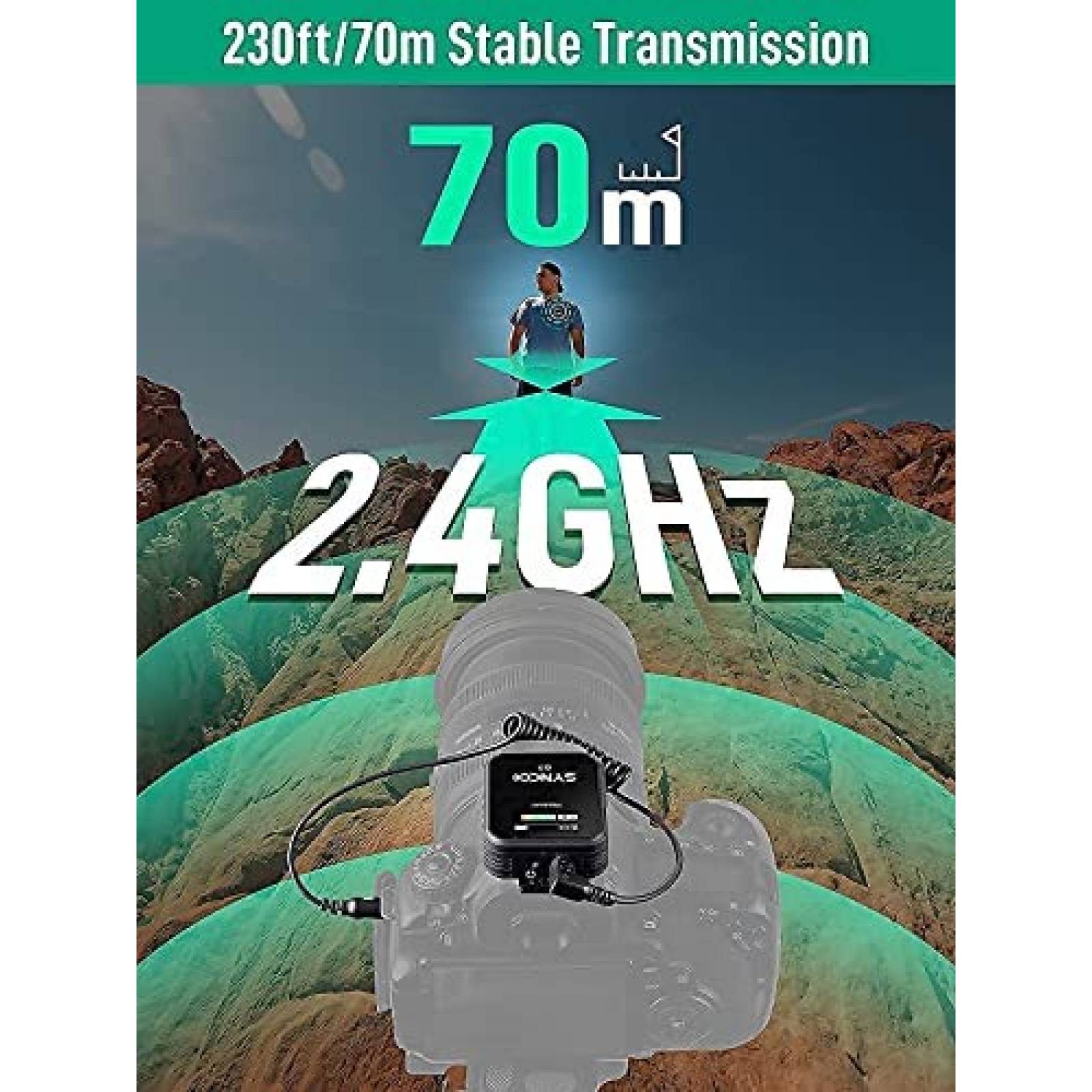 Microfono de Solapa SYNCO G2 Inalambrico con Clip -Negro