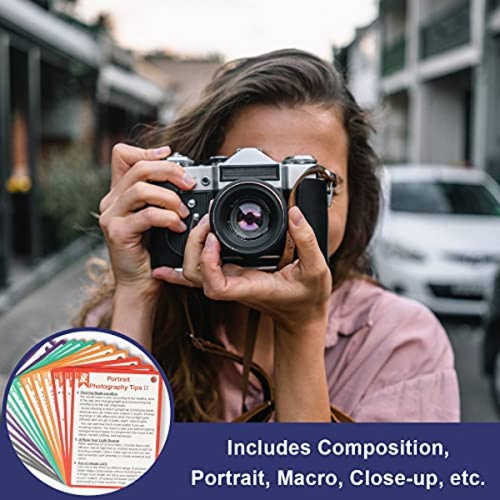 Pack cartas para fotografia Tip info x30 paginas -Colorido