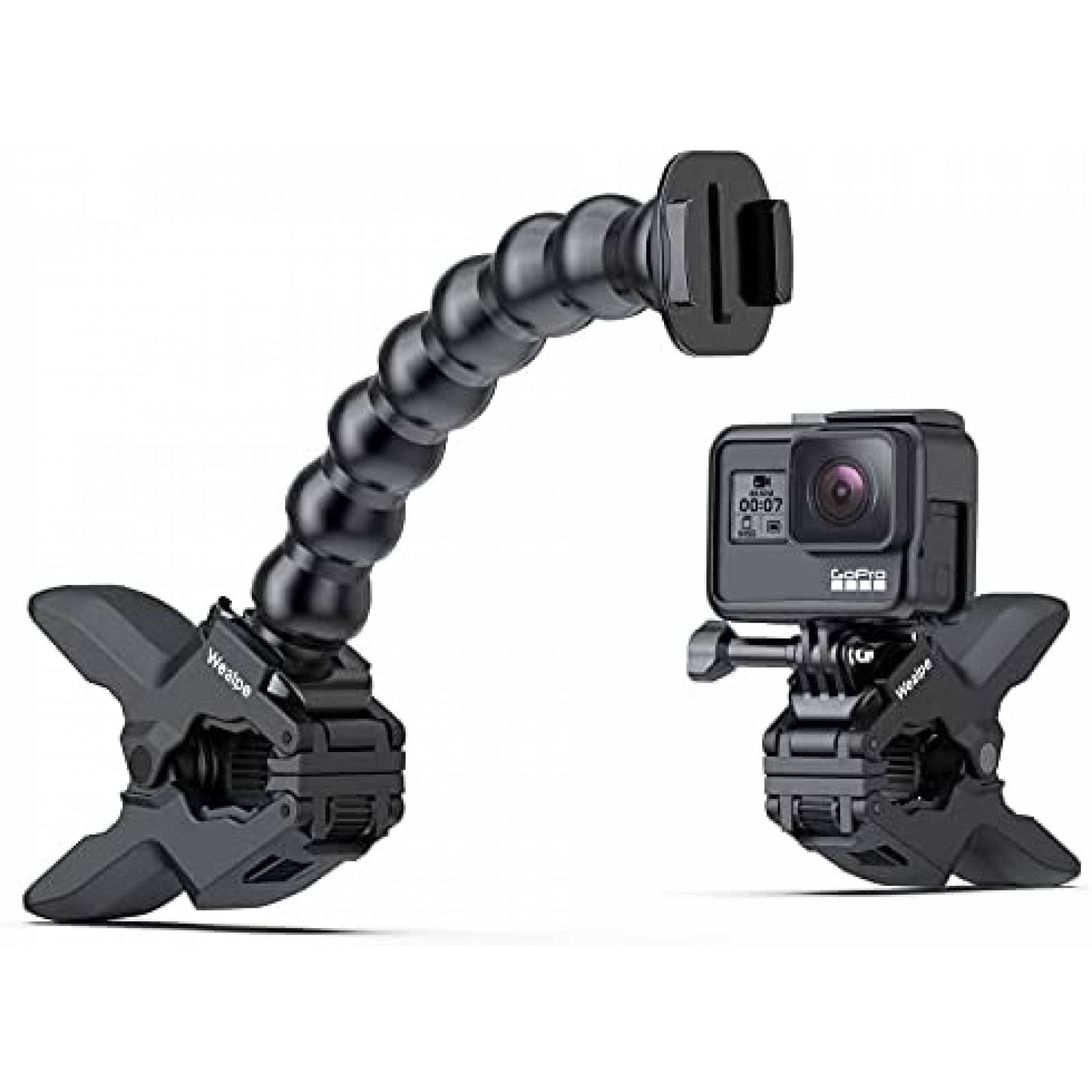 Montura con clip para GoPro Hero Wealpe x2 plastico -Negro