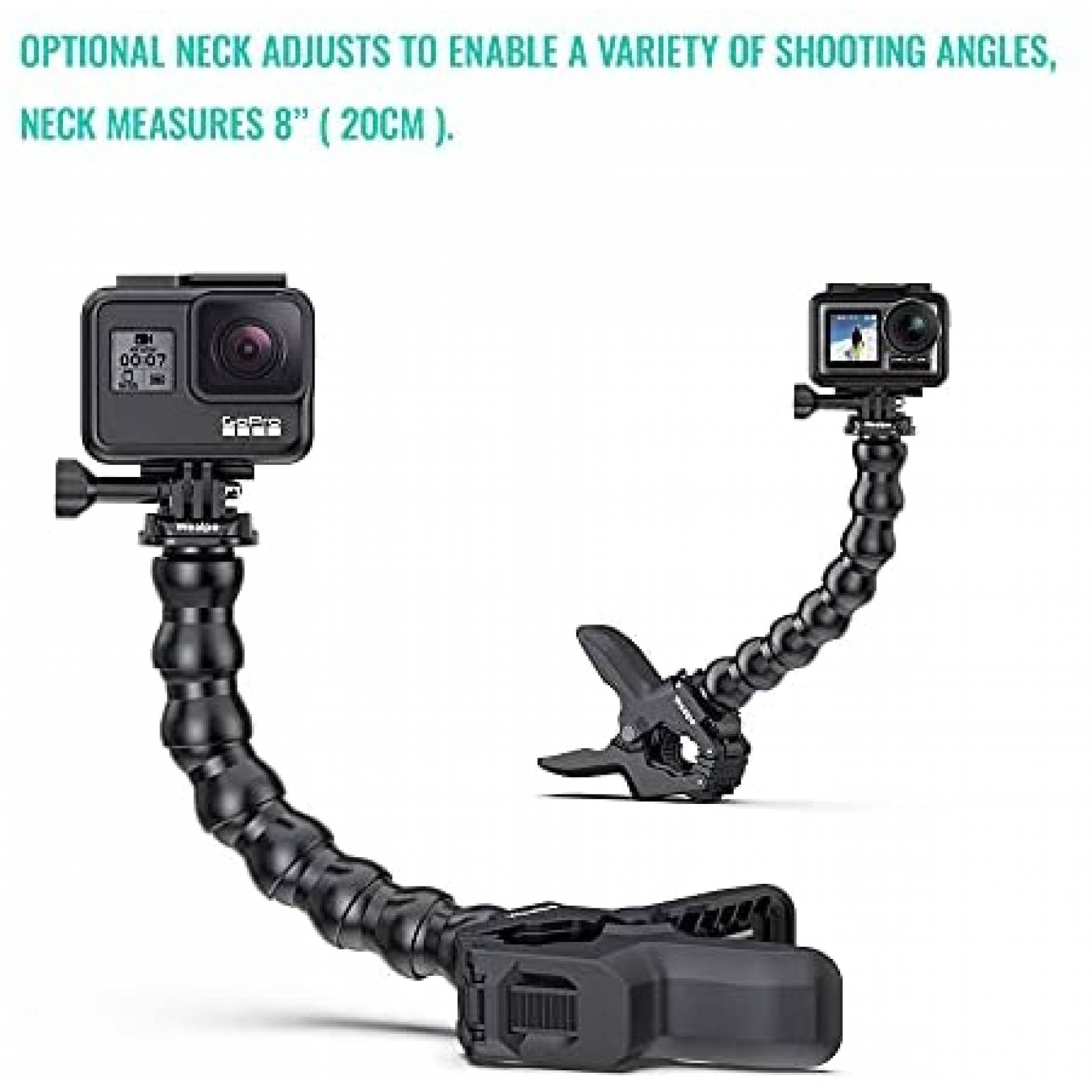 Montura con clip para GoPro Hero Wealpe x2 plastico -Negro