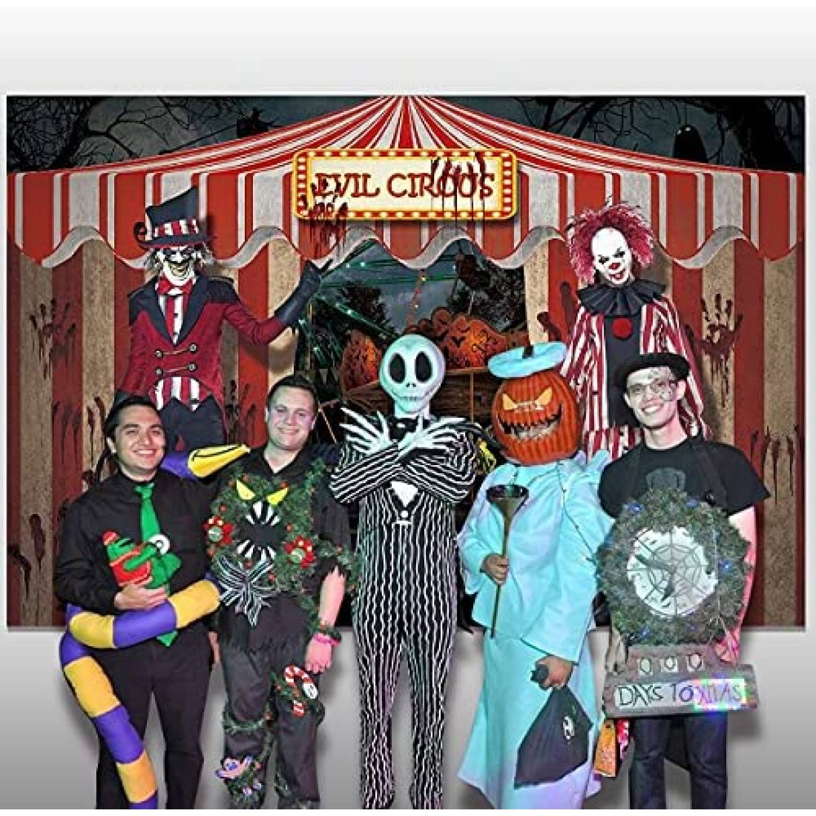 Fondo de Fotografia WILDPARTY de 6x4 Pies -Circo de Terror