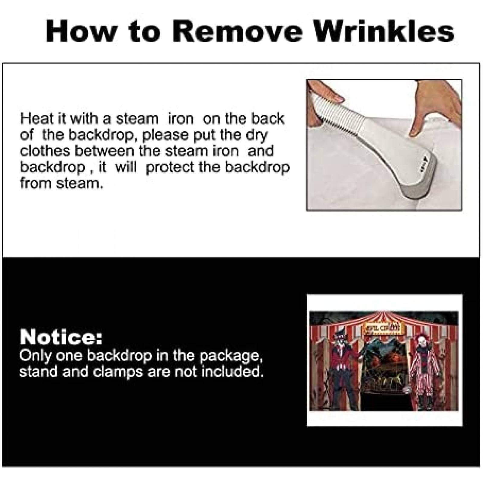 Fondo de Fotografia WILDPARTY de 6x4 Pies -Circo de Terror