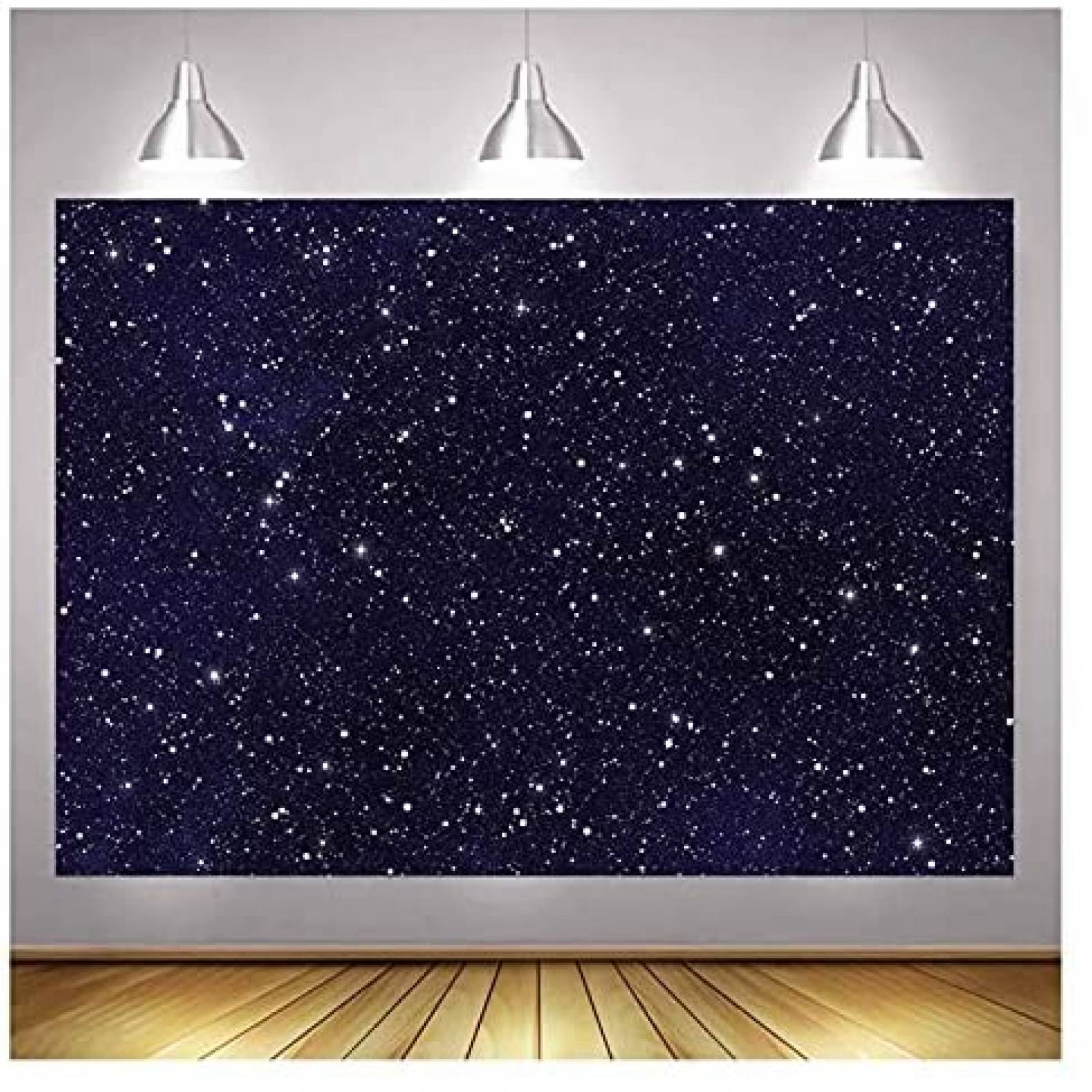 Fondo de Fotografia XLL de 7 x 5 Pies -Cielo Estrellado