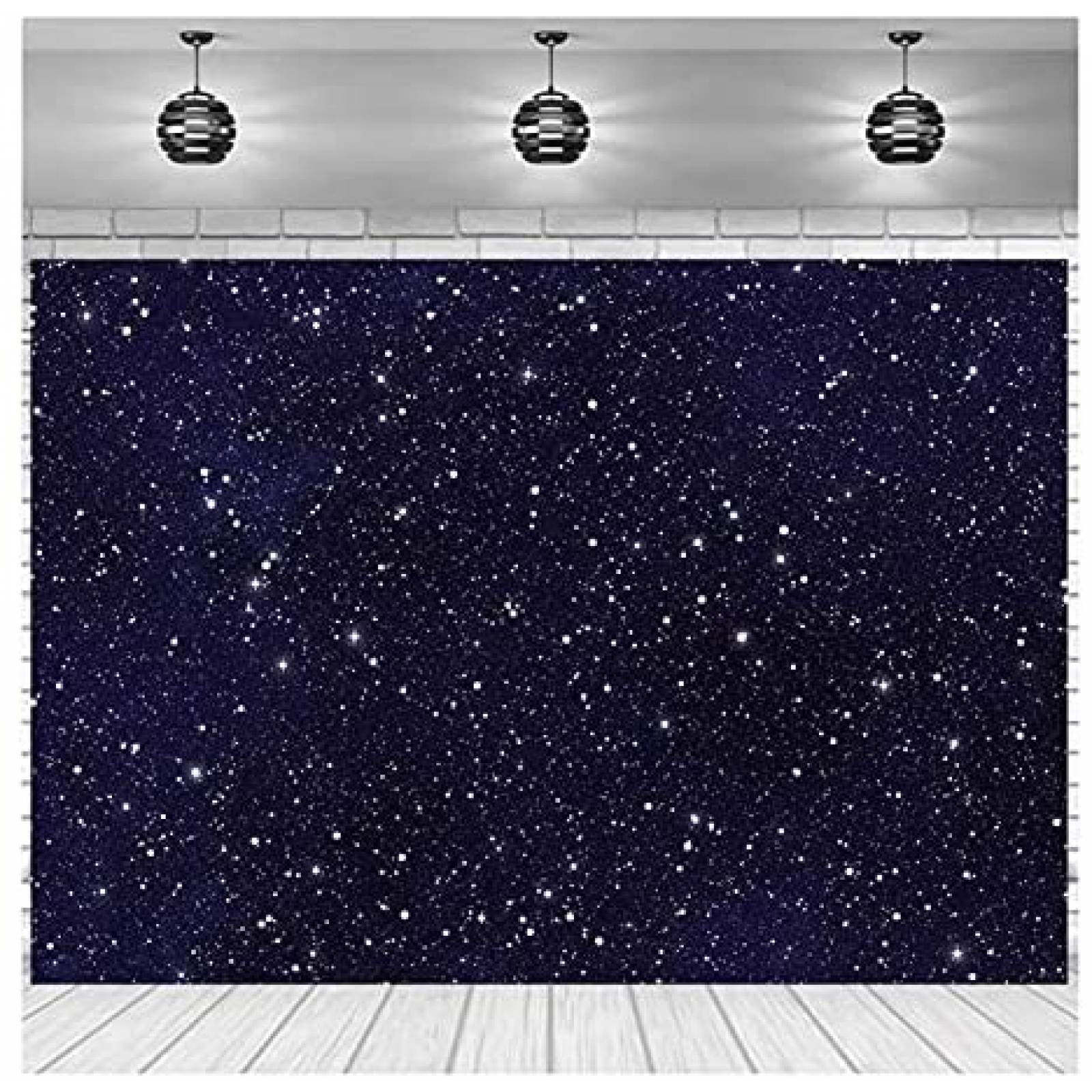 Fondo de Fotografia XLL de 7 x 5 Pies -Cielo Estrellado