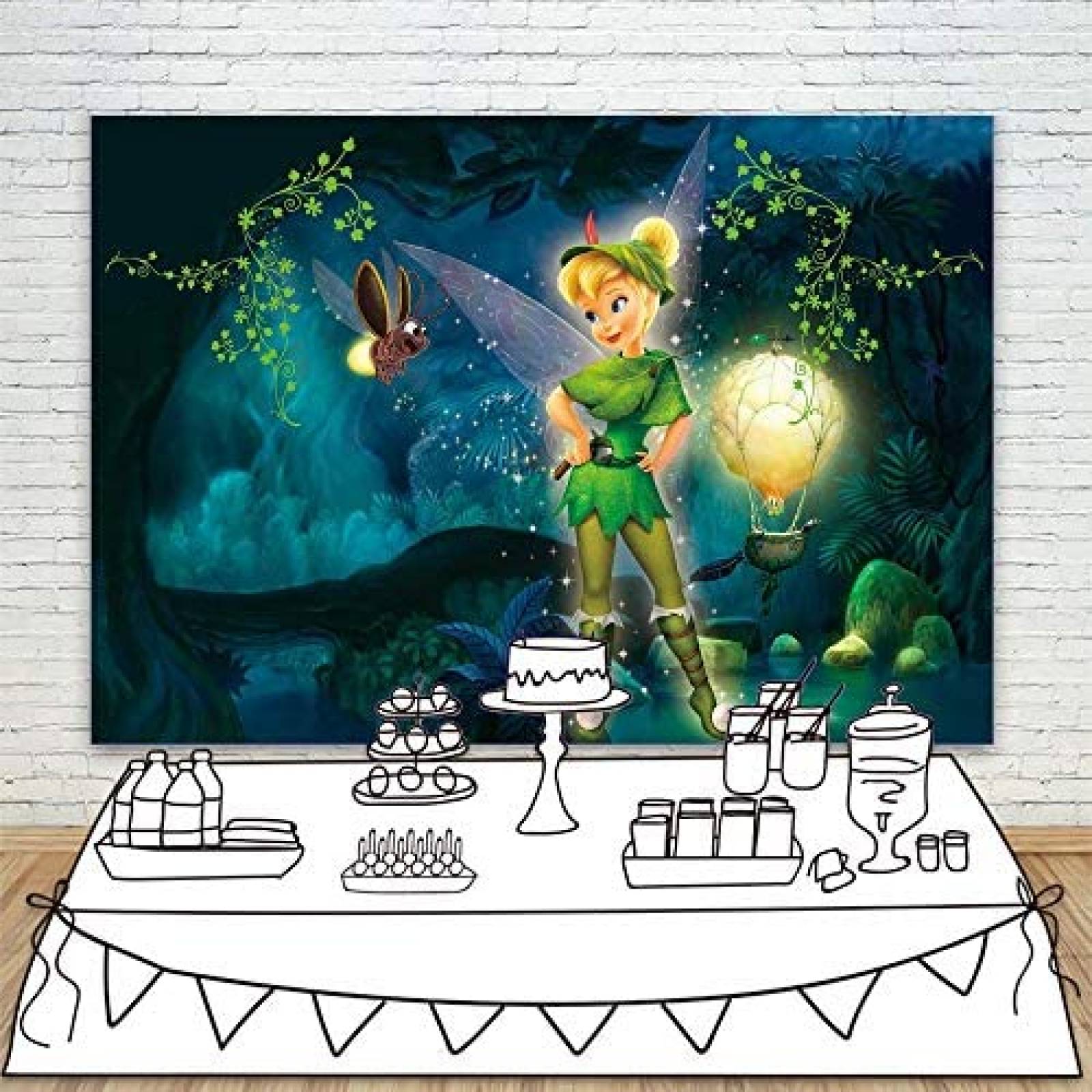 Fondo de Fotografia Youran de 7 x 5 Pies -Campanita