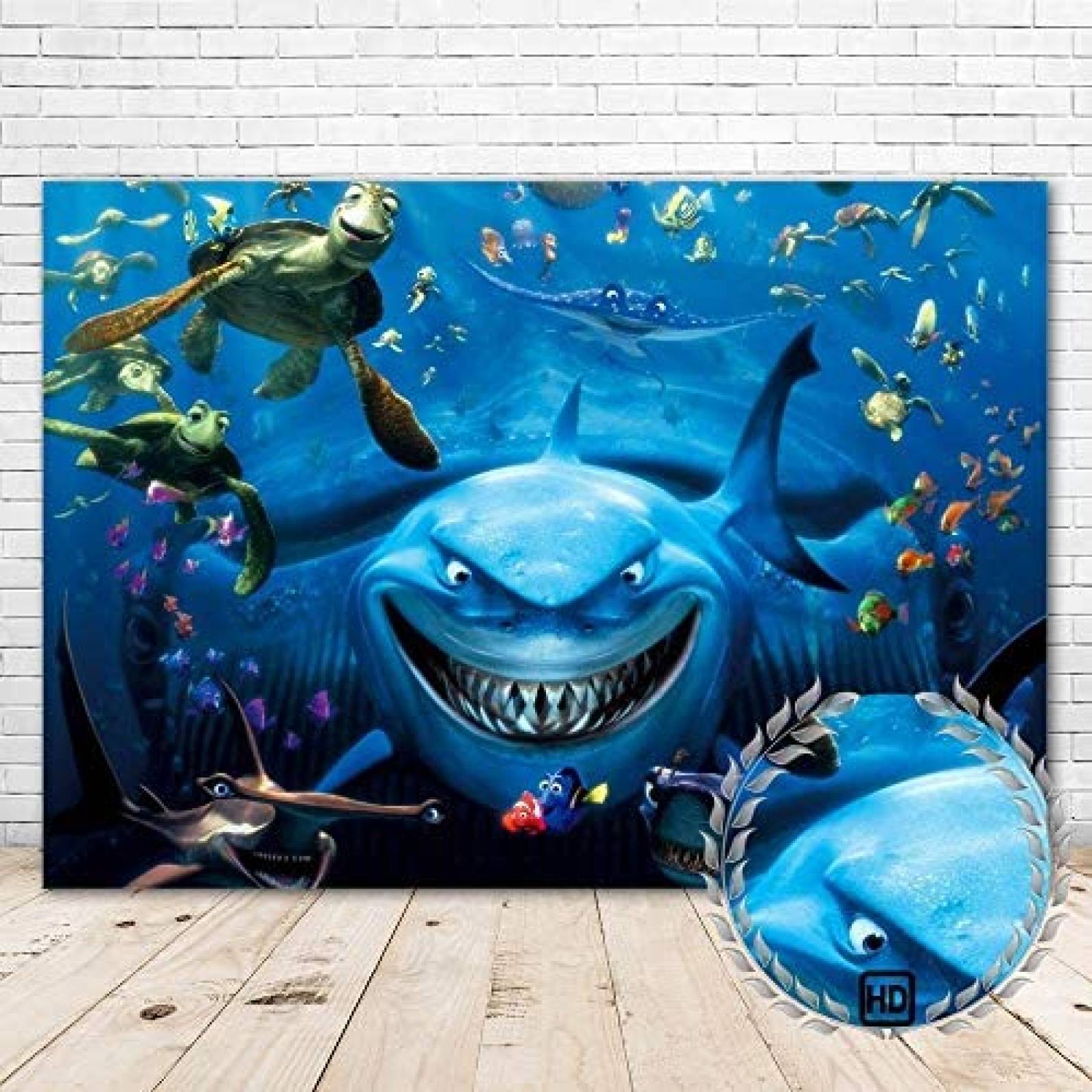 Fondo para fotografia YouRan Nemo/tiburon 7x5ft -Colorido