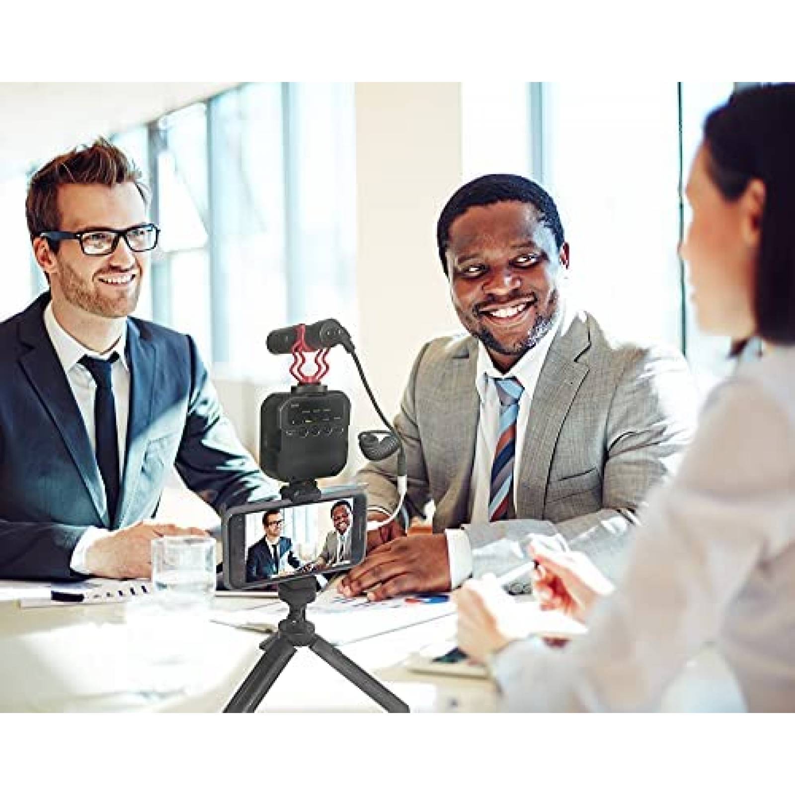 Microfono para Camara Adamantite con Accesorios -Negro