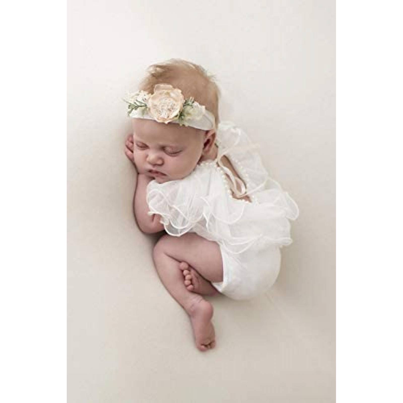 Ropa para Bebe AIFOTO para Sesion de Fotografia -Blanco