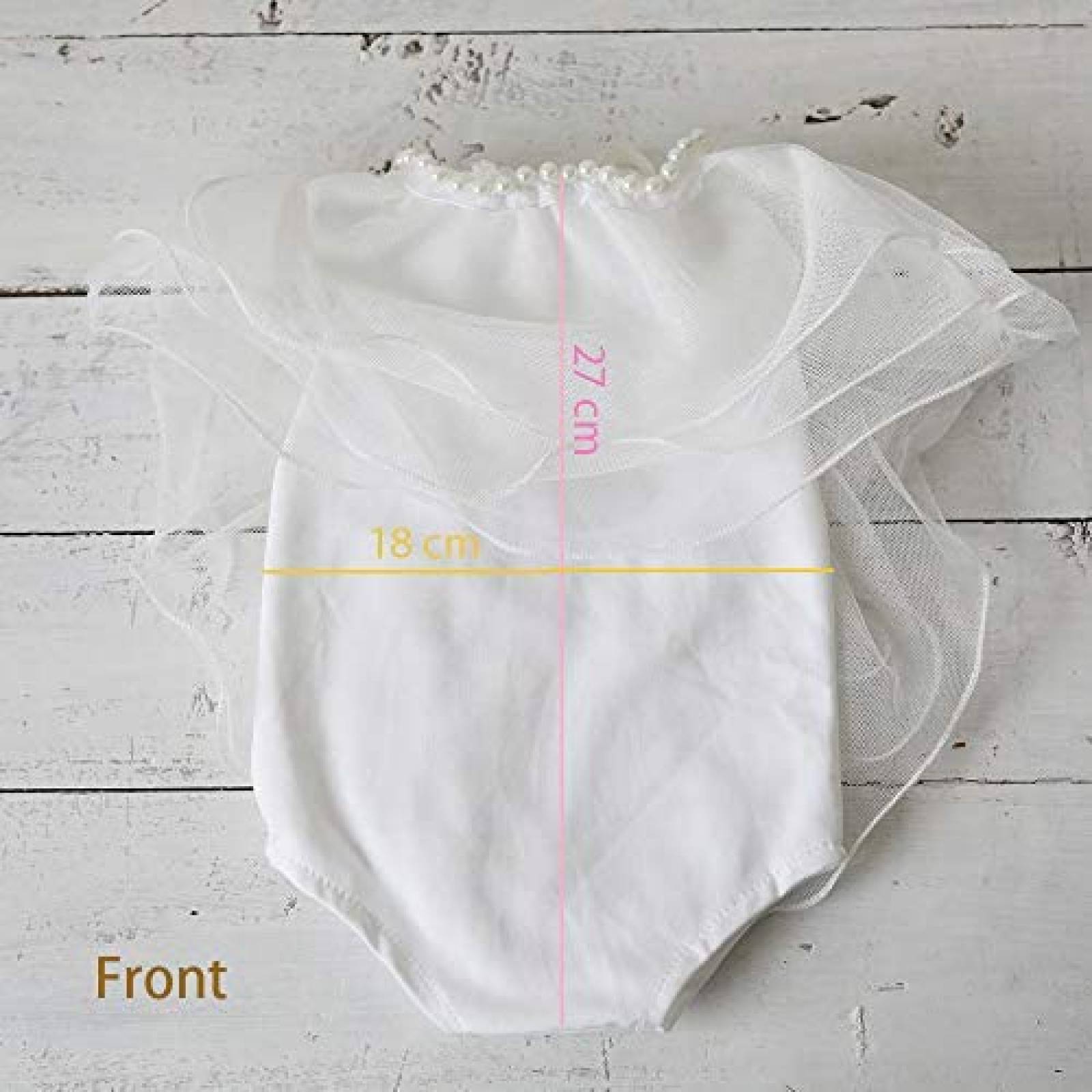 Ropa para Bebe AIFOTO para Sesion de Fotografia -Blanco