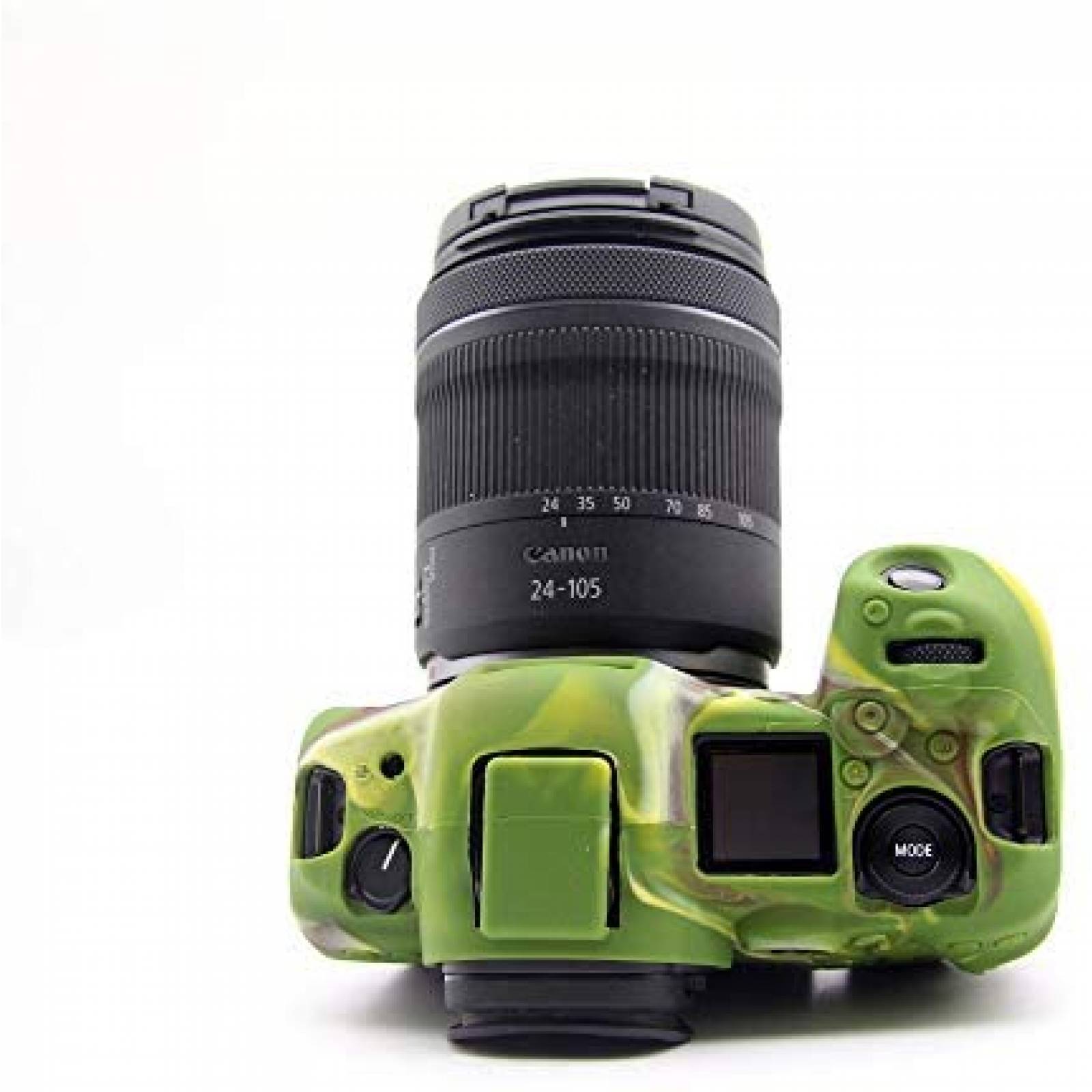Funda para Canon EOS R5 BolinUS de silicon delgado -Verde