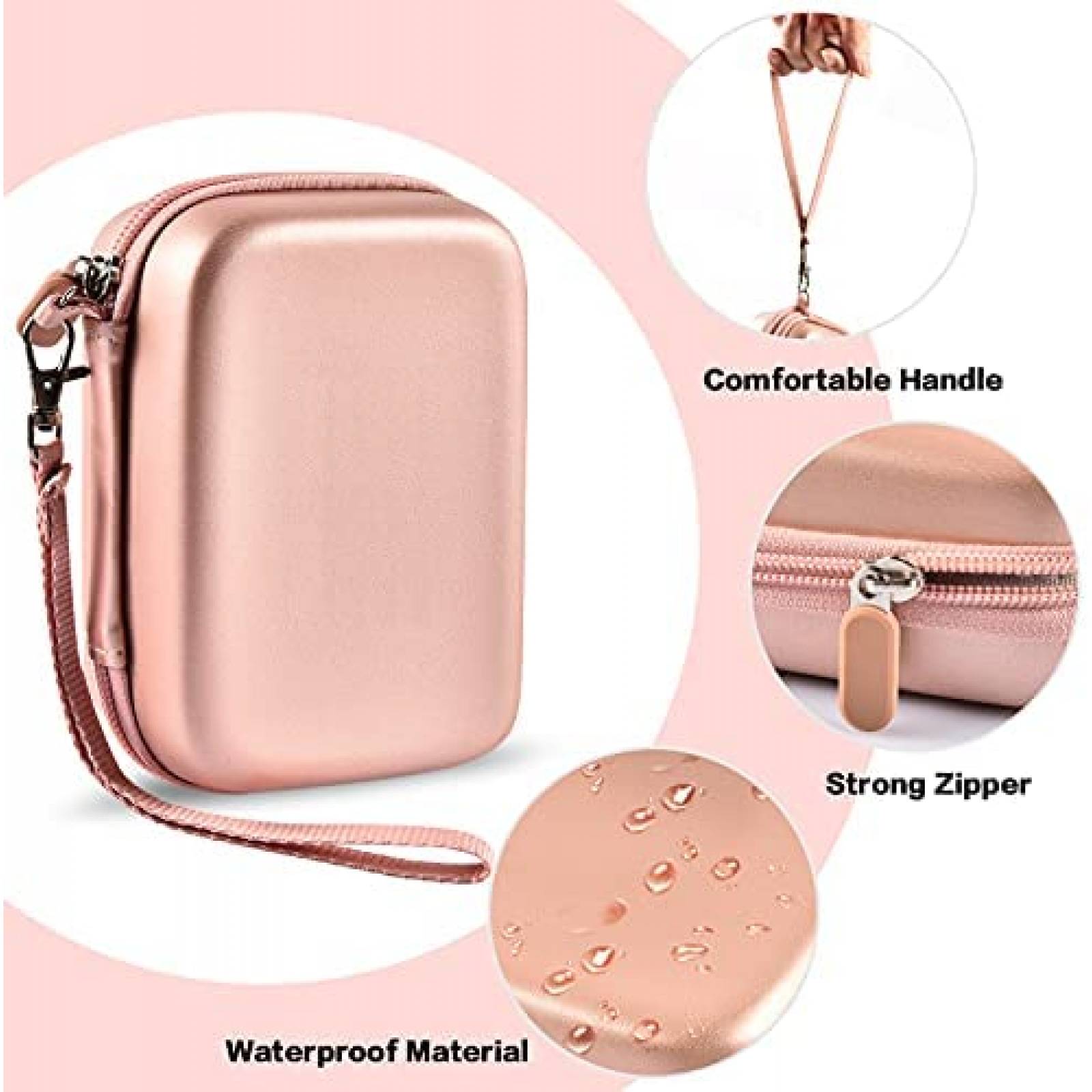 Estuche Boobowl para Camara AbergBest 21 Mega Pixels -Rosa