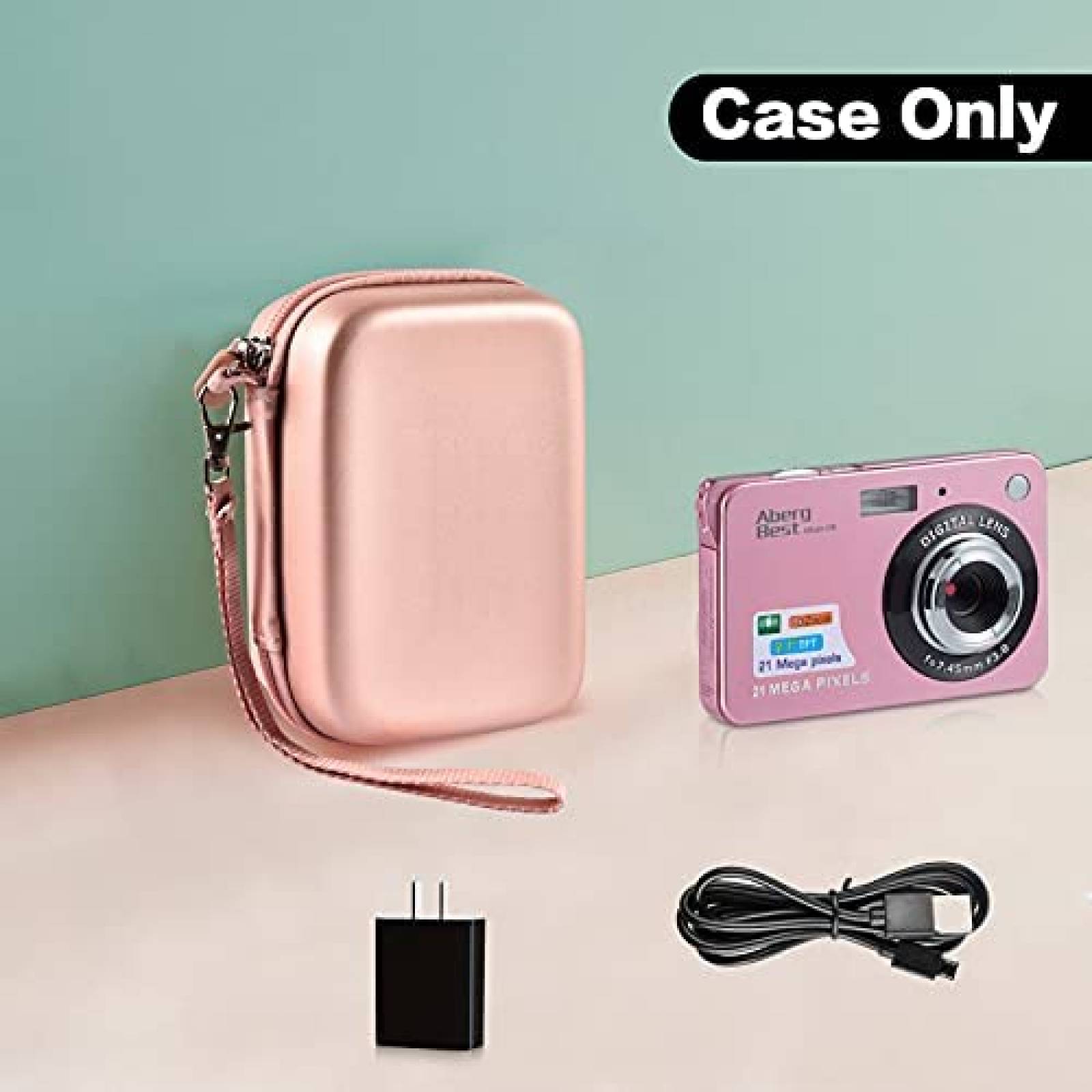 Estuche Boobowl para Camara AbergBest 21 Mega Pixels -Rosa