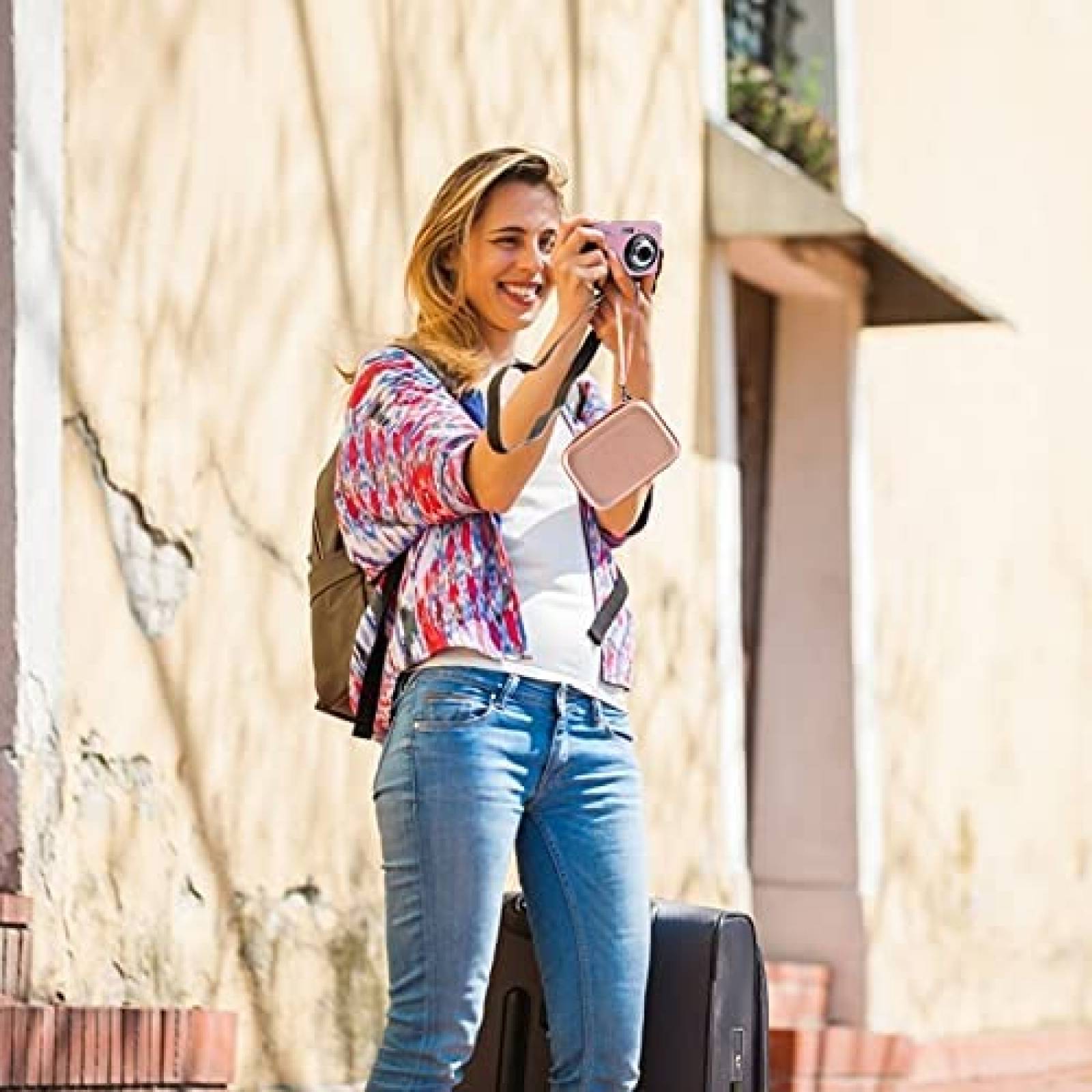 Estuche Boobowl para Camara AbergBest 21 Mega Pixels -Rosa