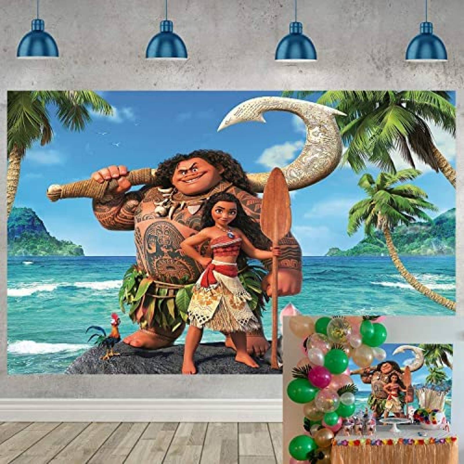 Fondo para fotografia BUTEN Moana Maui 7X5FT -Colorido