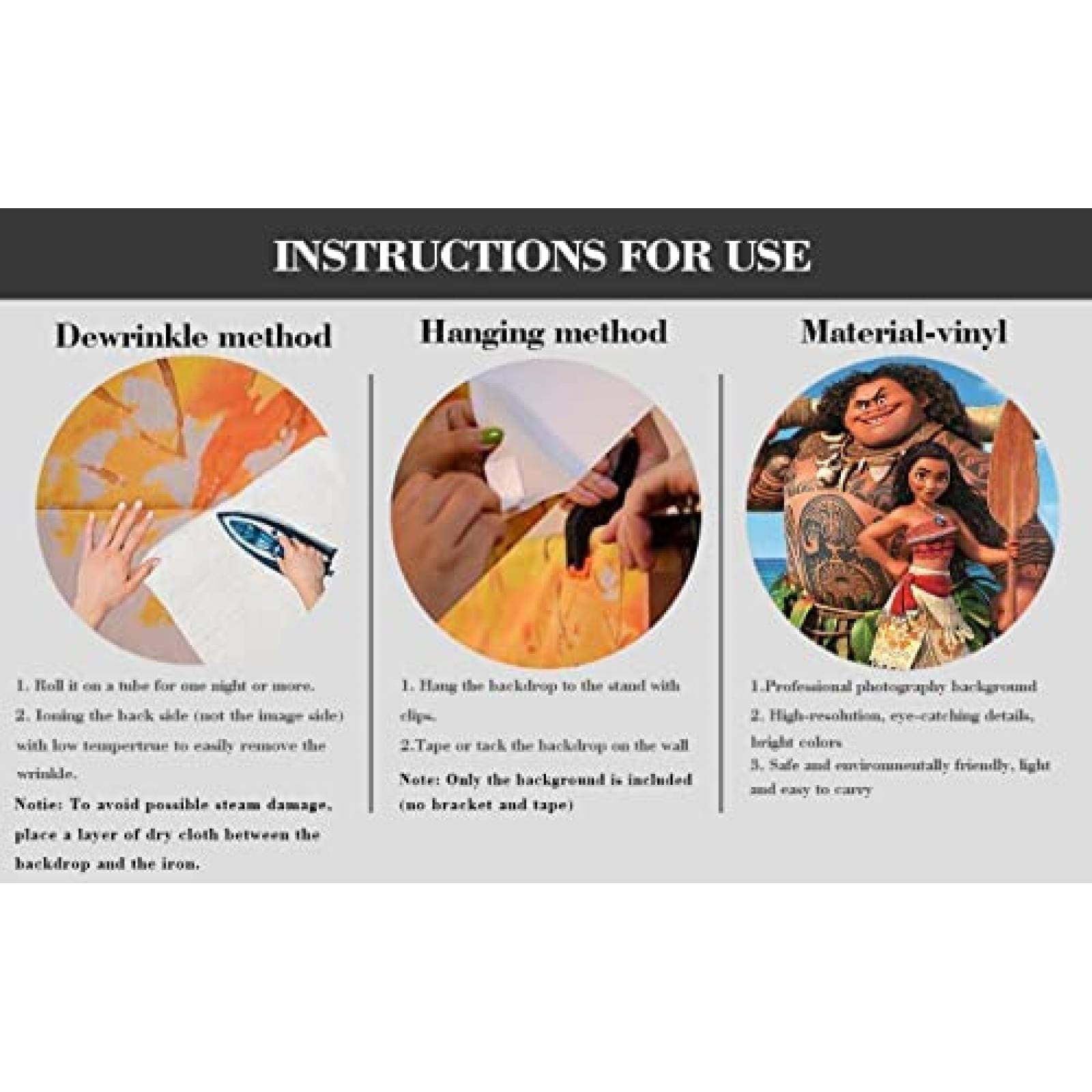 Fondo para fotografia BUTEN Moana Maui 7X5FT -Colorido