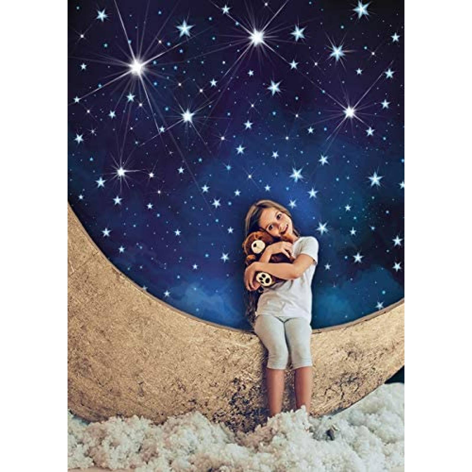 Telon DePhoto Star Filled Night Fondo Fotografico 5 x 7 ft