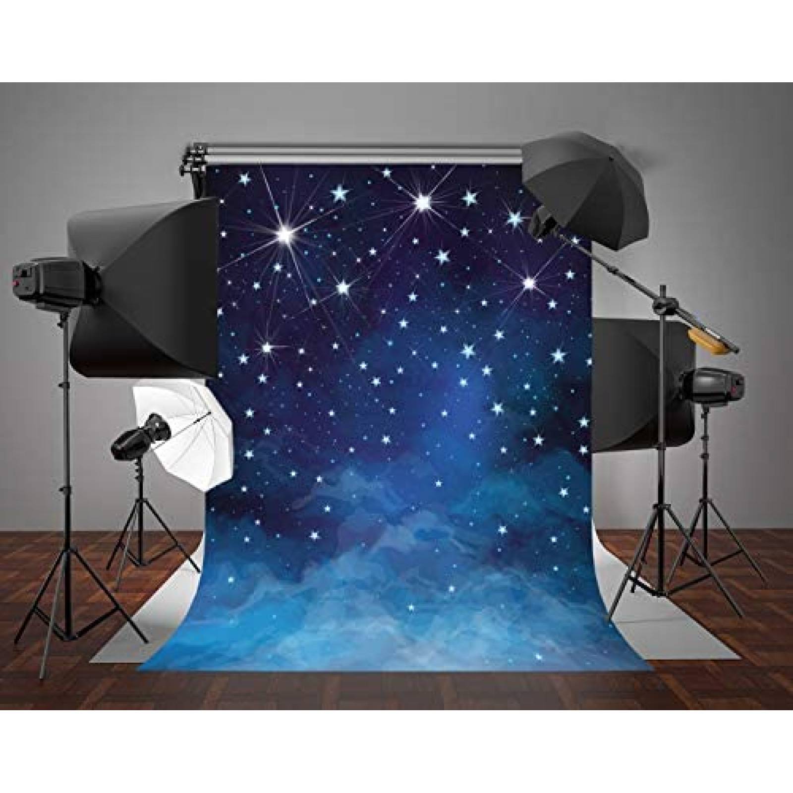 Telon DePhoto Star Filled Night Fondo Fotografico 5 x 7 ft