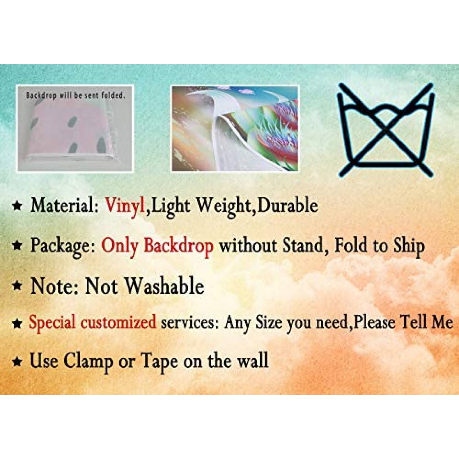 Telon DePhoto Star Filled Night Fondo Fotografico 5 x 7 ft