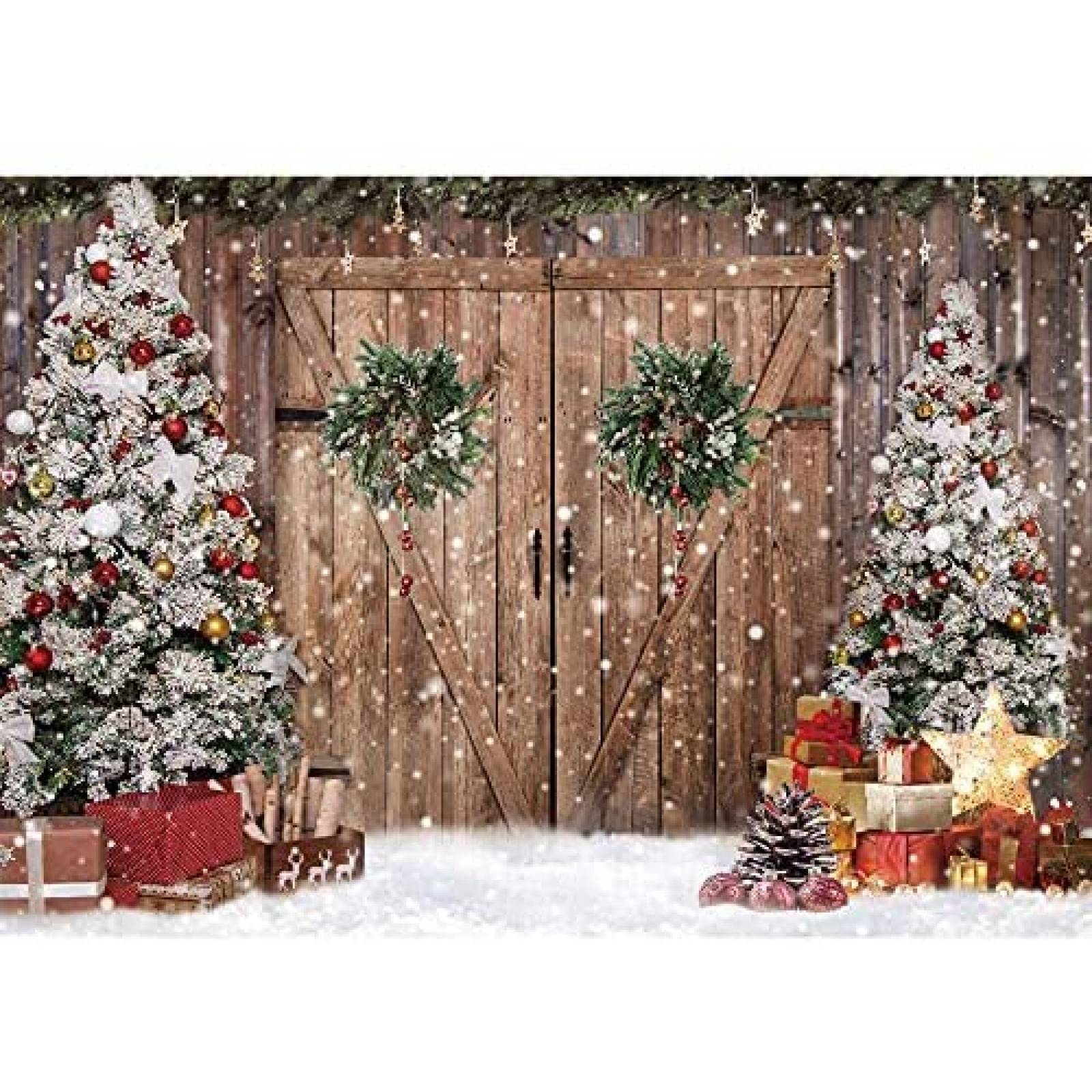 Fondo Fotografia Felortte NAvidad Rustico Decoracion Fiesta