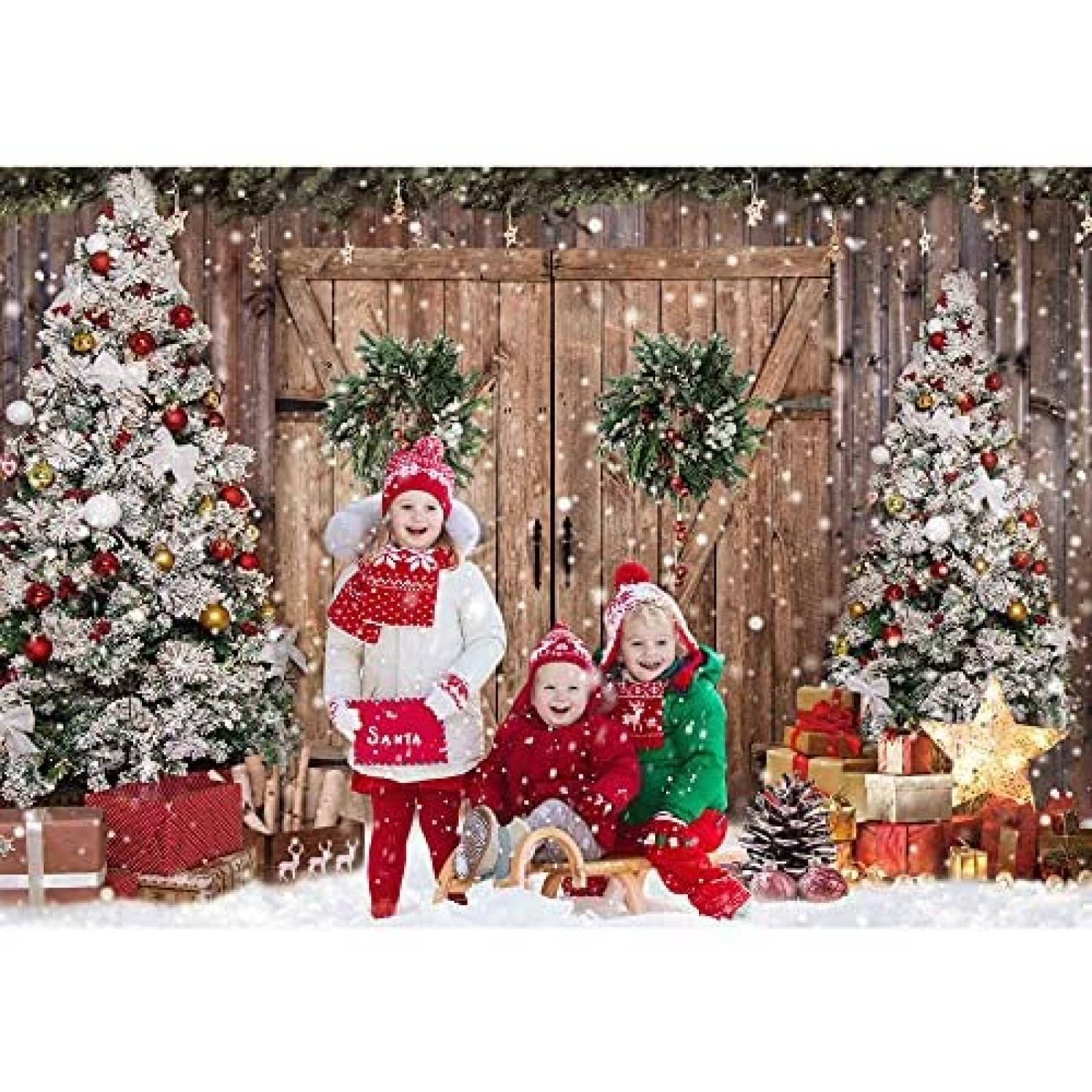 Fondo Fotografia Felortte NAvidad Rustico Decoracion Fiesta