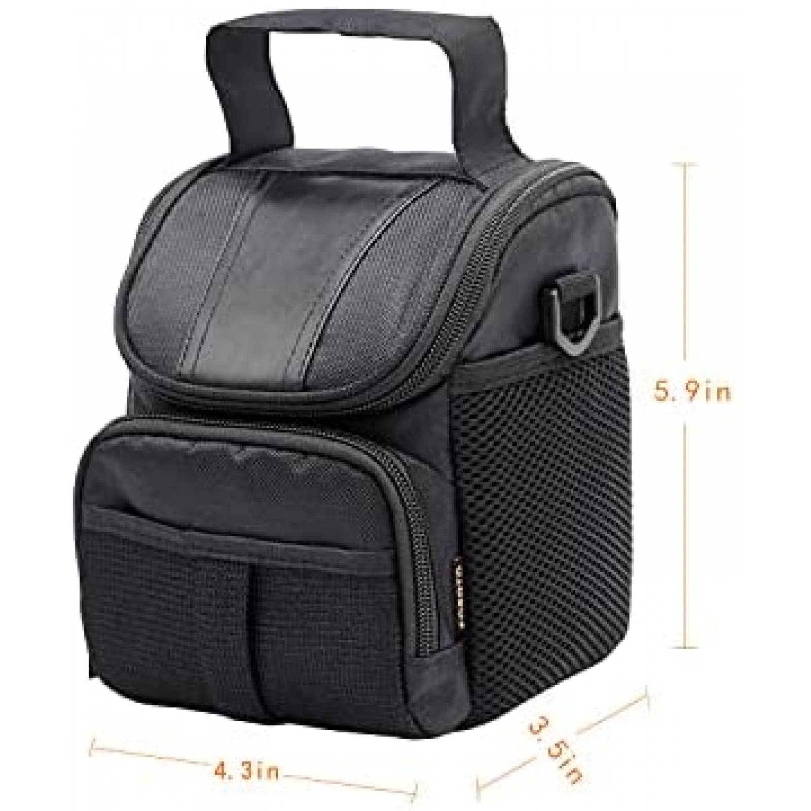 Mochila Camara FOSOTO Digital Panasonic Lumix -Negro