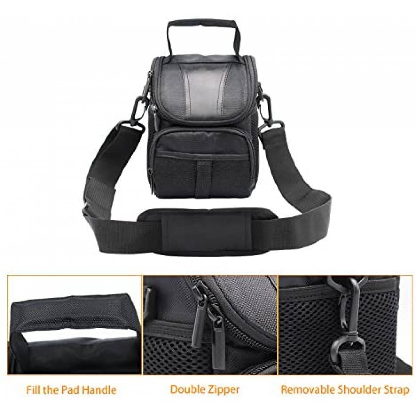 Mochila Camara FOSOTO Digital Panasonic Lumix -Negro