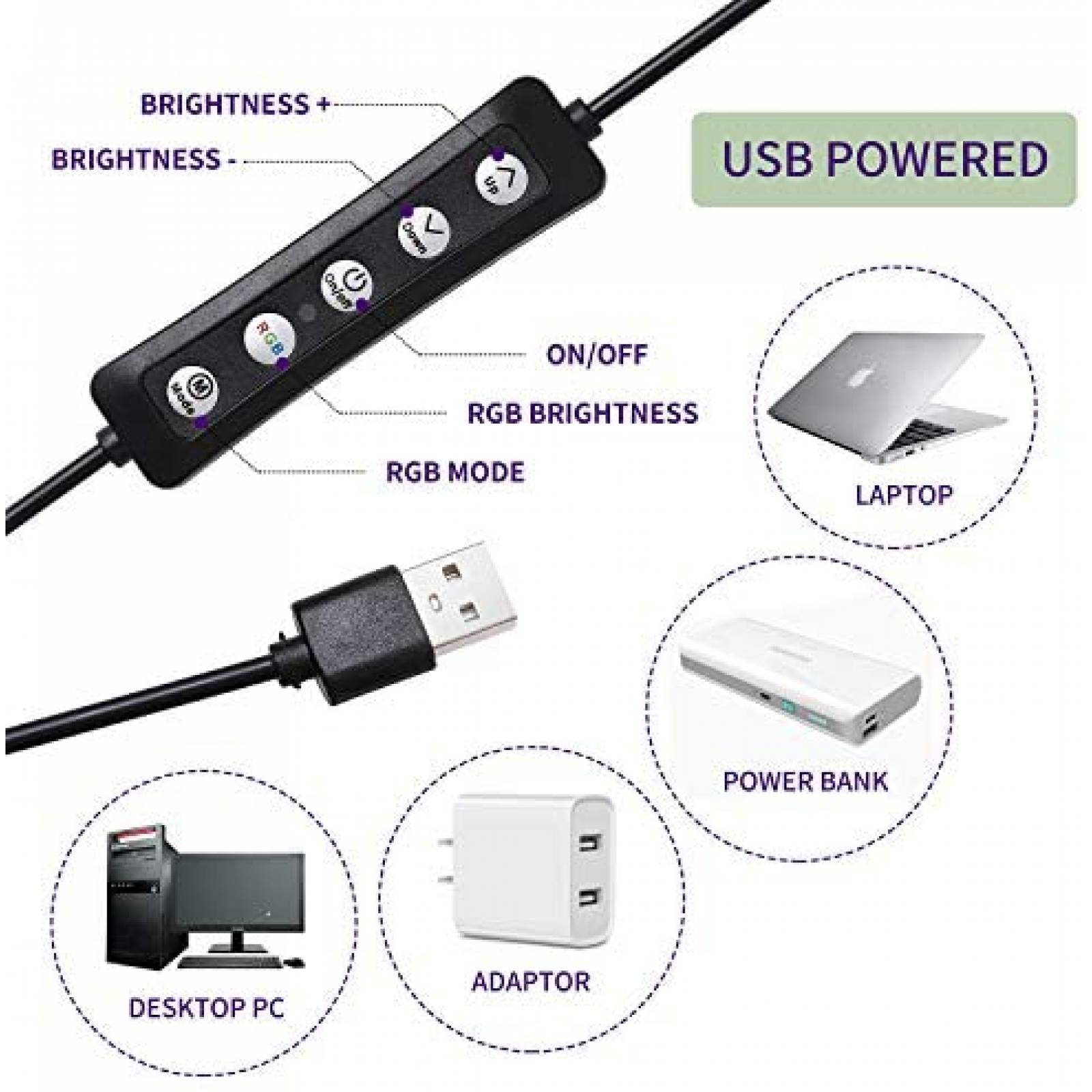 Aro de Luz Fotulato 10'' Con Tripie y Soporte Para Celular