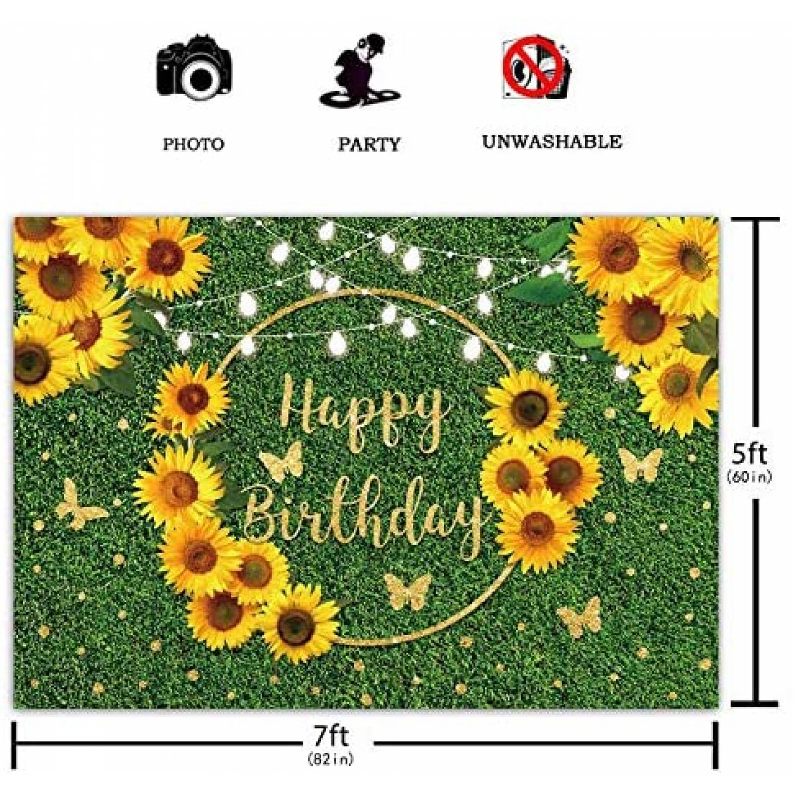 Fondo Fotografia Funnytree Girasoles Decoracion Cumpleaos