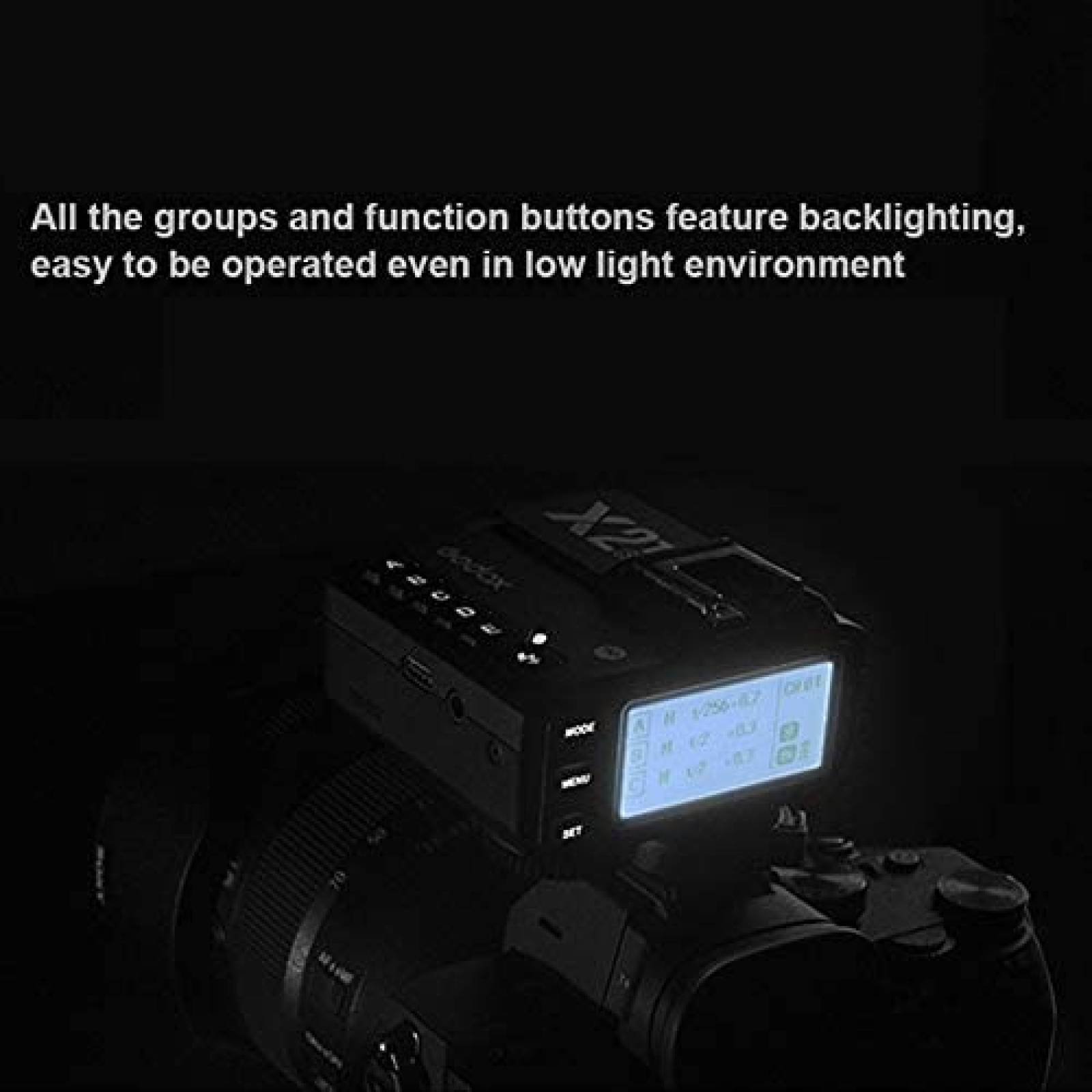 Disparador De Flash Godox X2T-C Con Control Receptor 2X1R-C