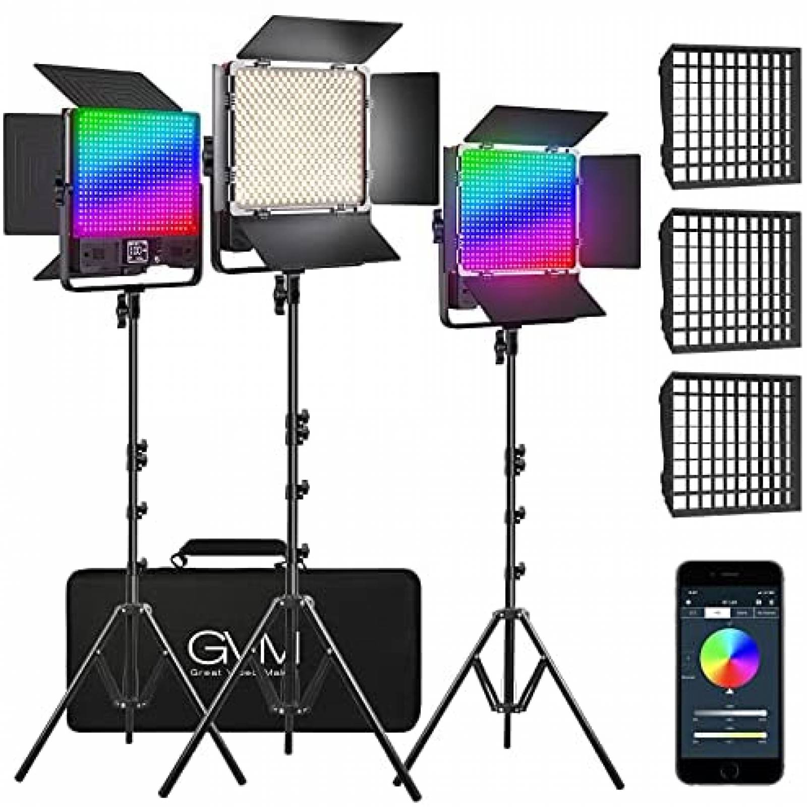 Kit de Iluminacion Great Video Maker Control por Bluetooth