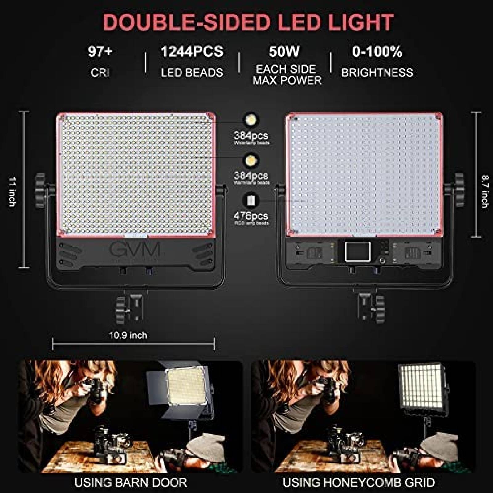 Kit de Iluminacion Great Video Maker Control por Bluetooth