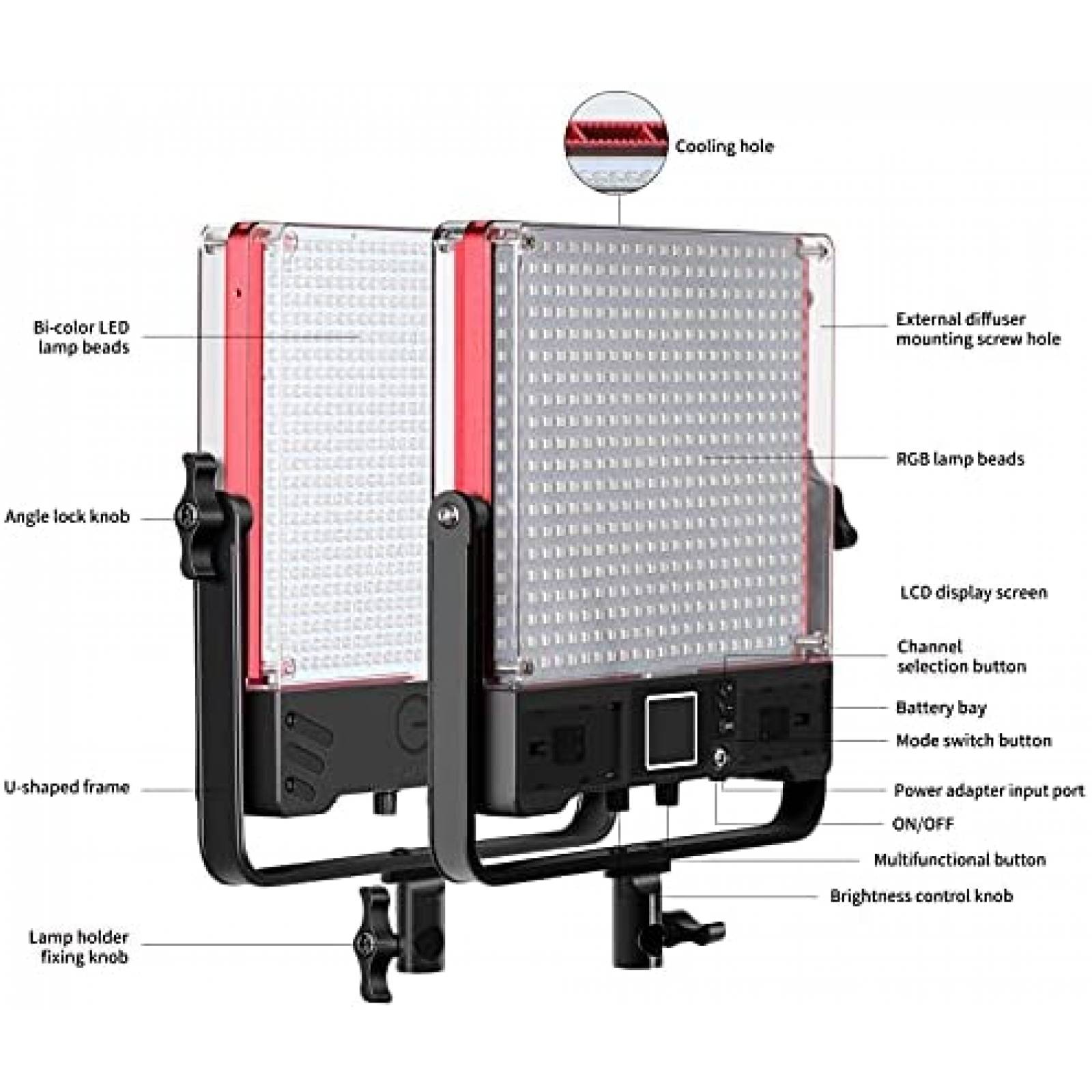 Kit de Iluminacion Great Video Maker Control por Bluetooth