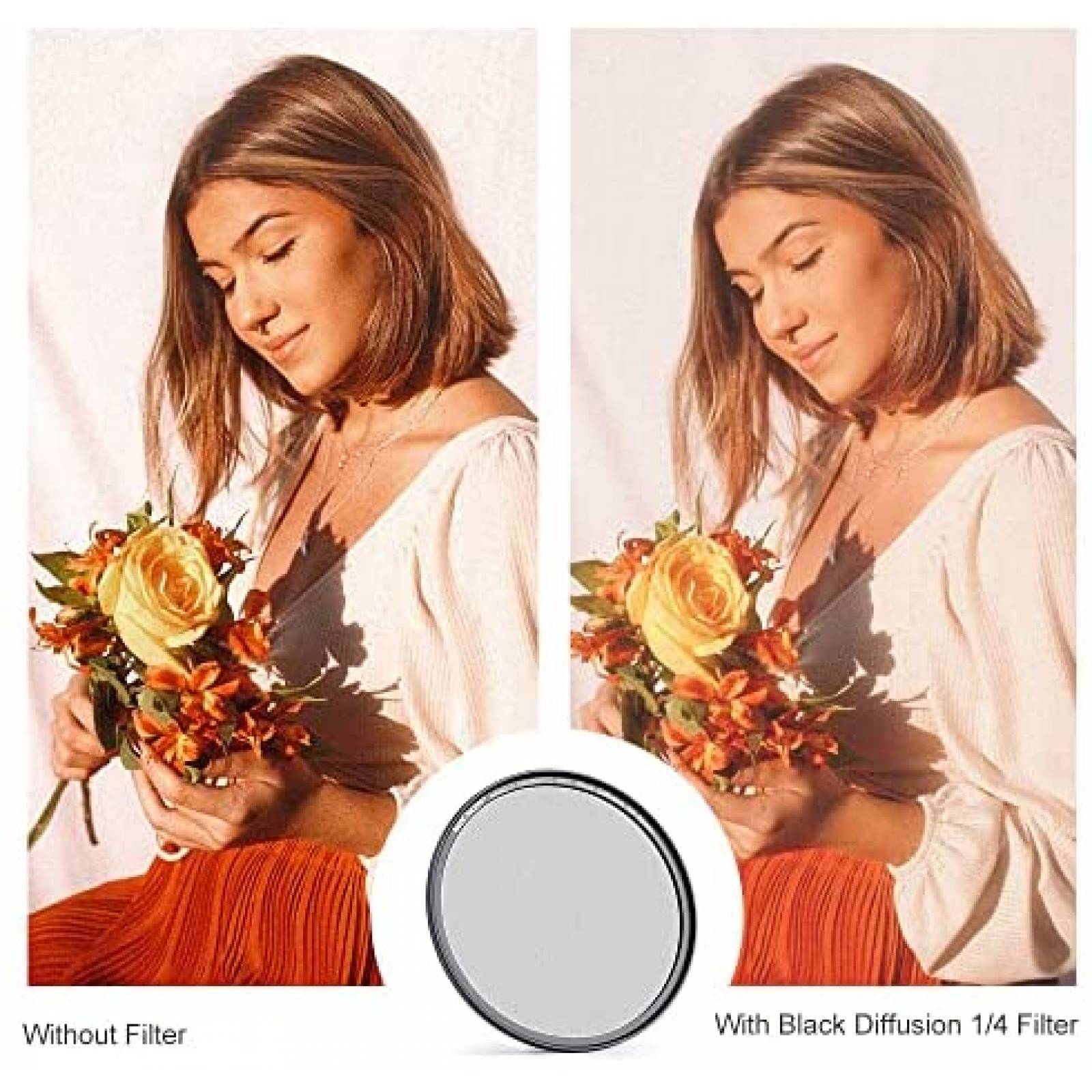 Filtro para camara K&F Concept Efecto cine 77mm -Negro