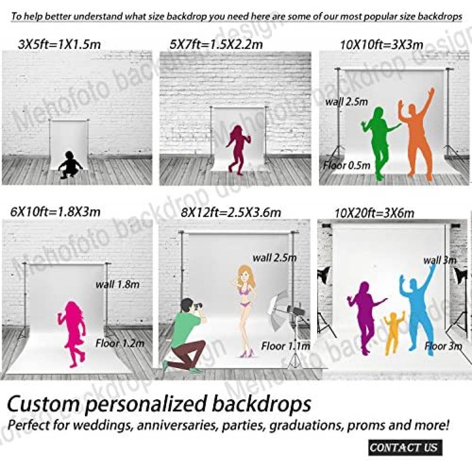 Fondo de Fotografia MEHOFOND Baby Shower 7x5 Pies -Arcoiris