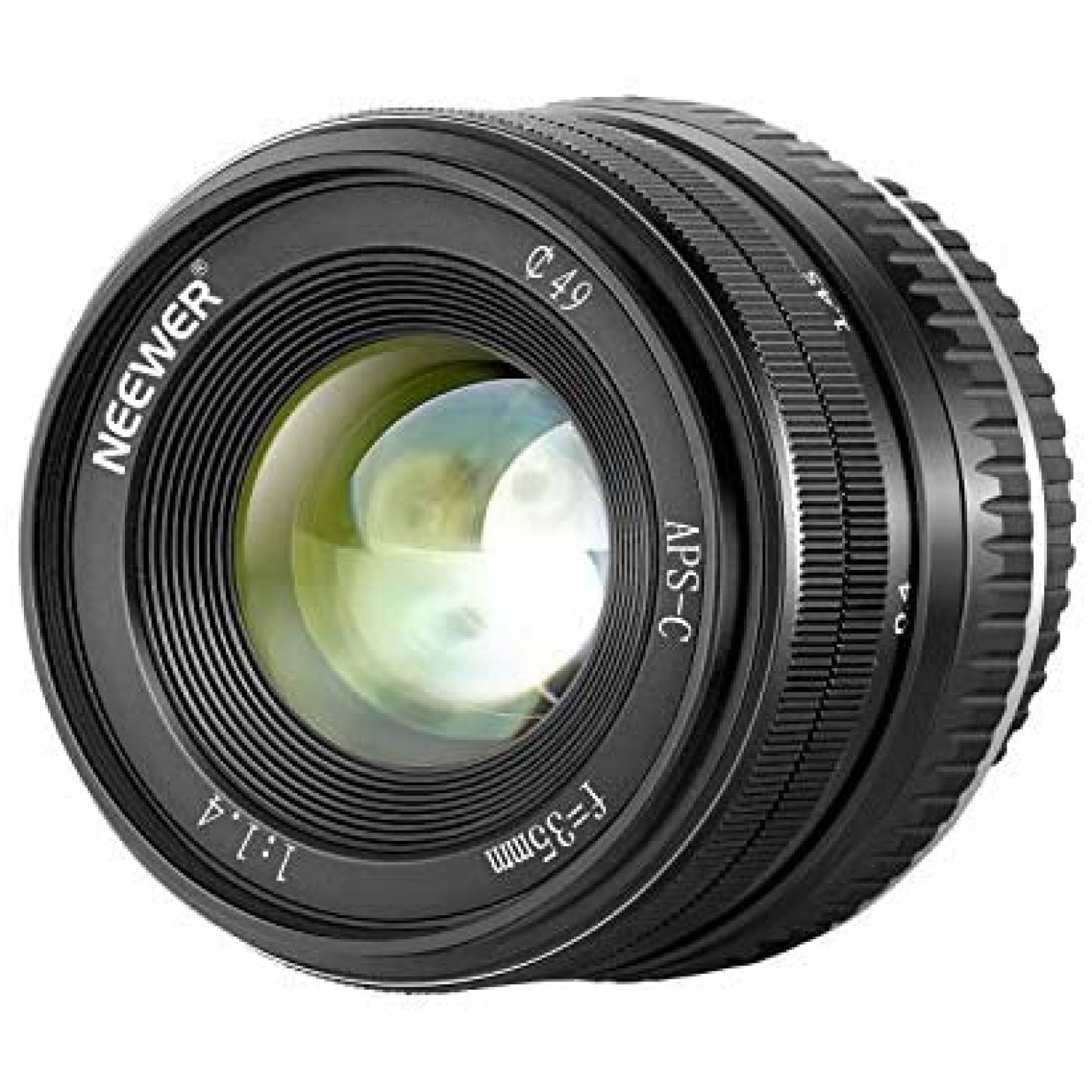 Lente de Camara NEEWER 35.4 F1.4 gran Apertura Prime APS-C