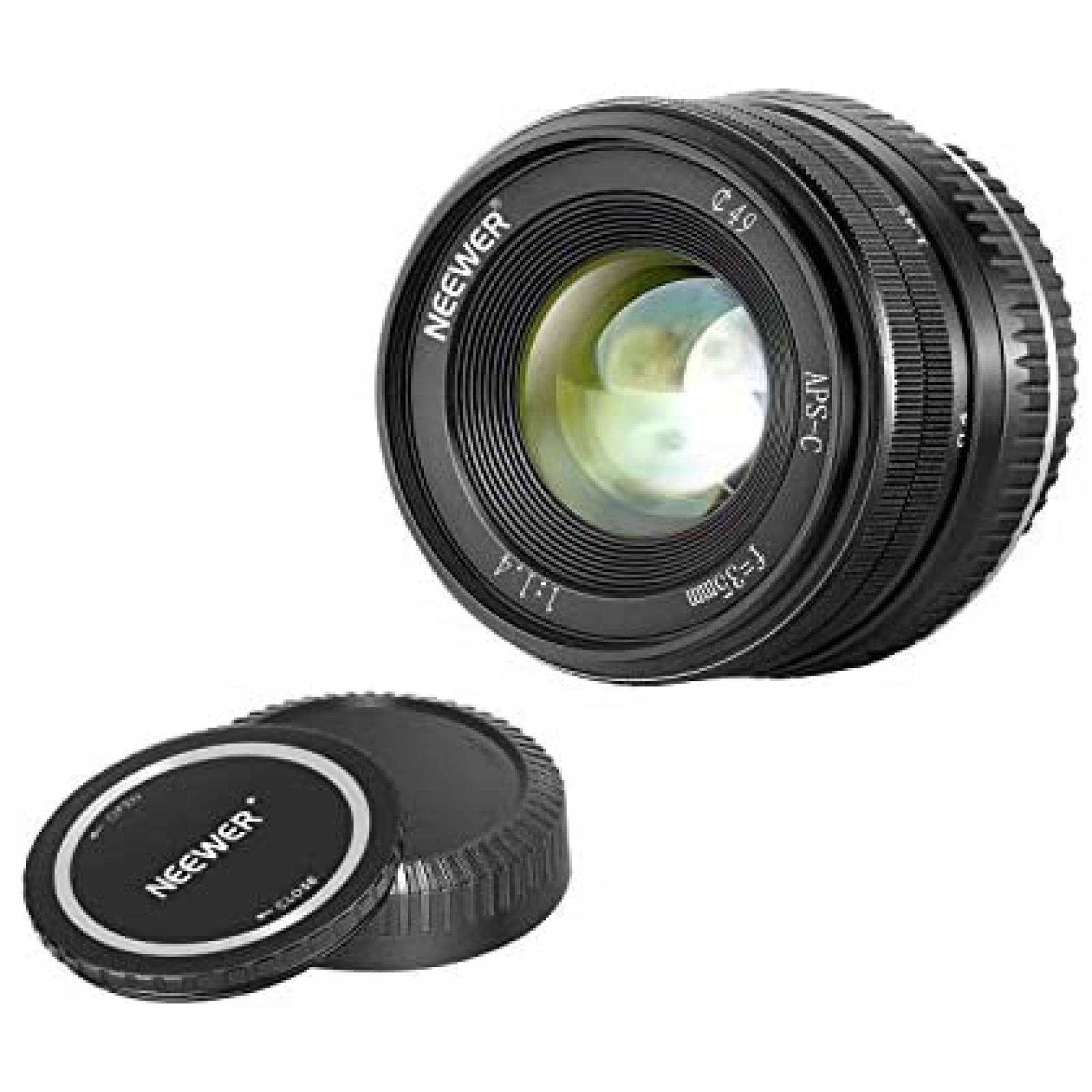 Lente de Camara NEEWER 35.4 F1.4 gran Apertura Prime APS-C