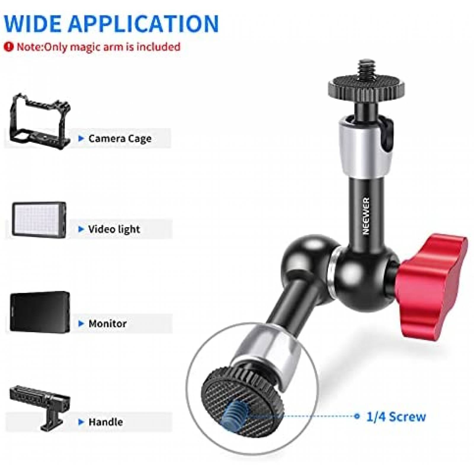 Brazo magico de friccion Neewer ajustable de 5.9 pulgadas